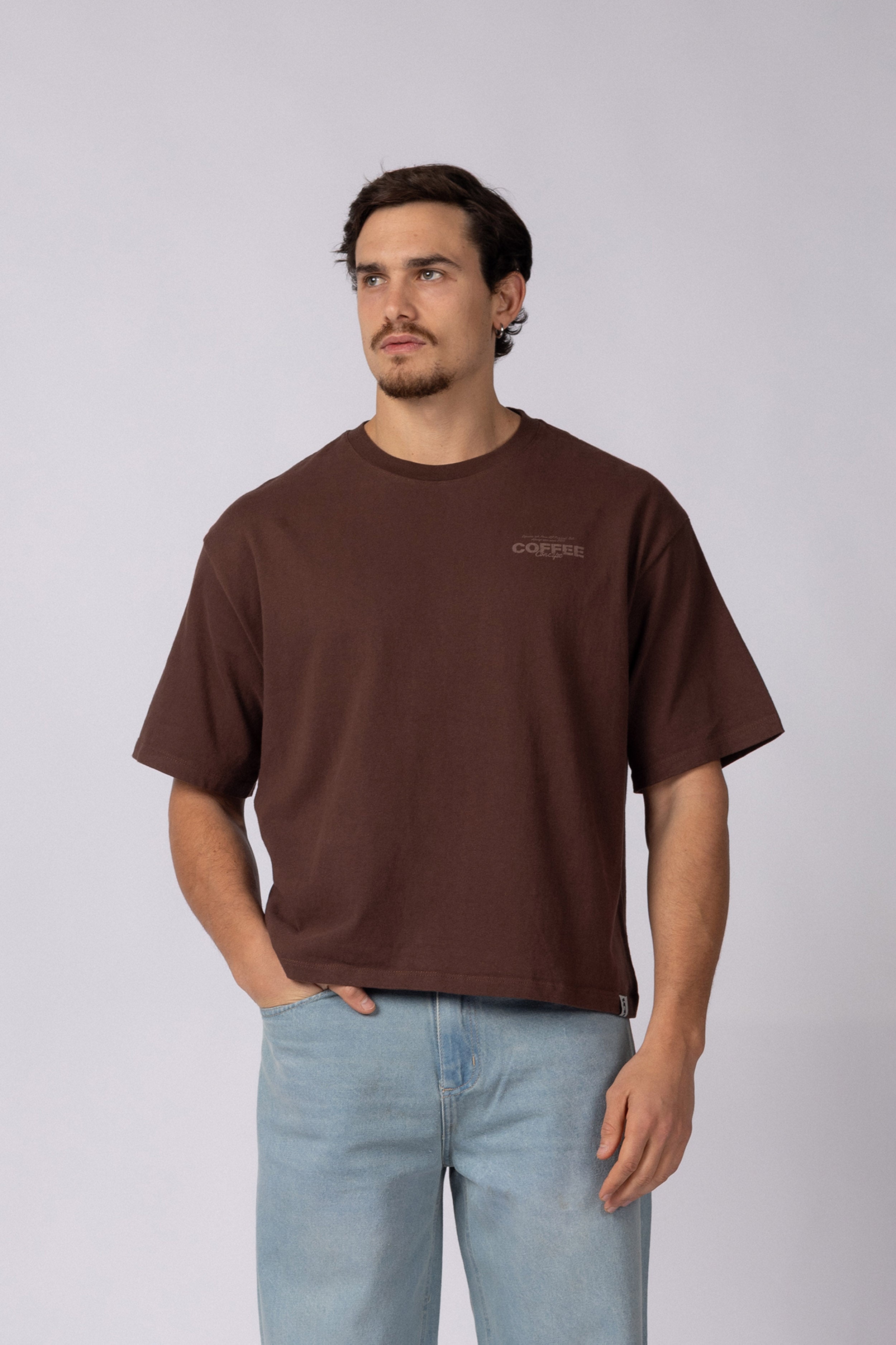 Remera Boxy ZX Mellow Choco