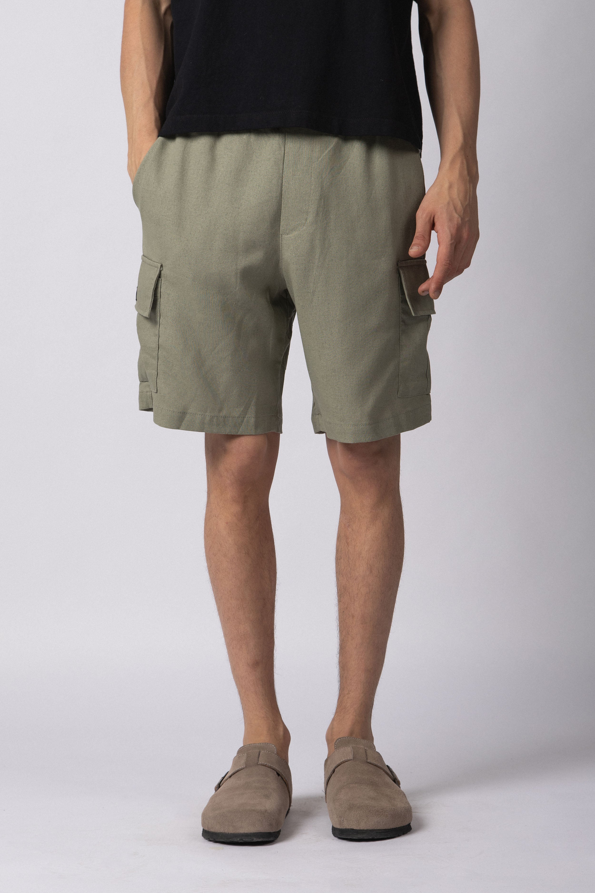 Bermuda Lino Cargo Yuno Militar