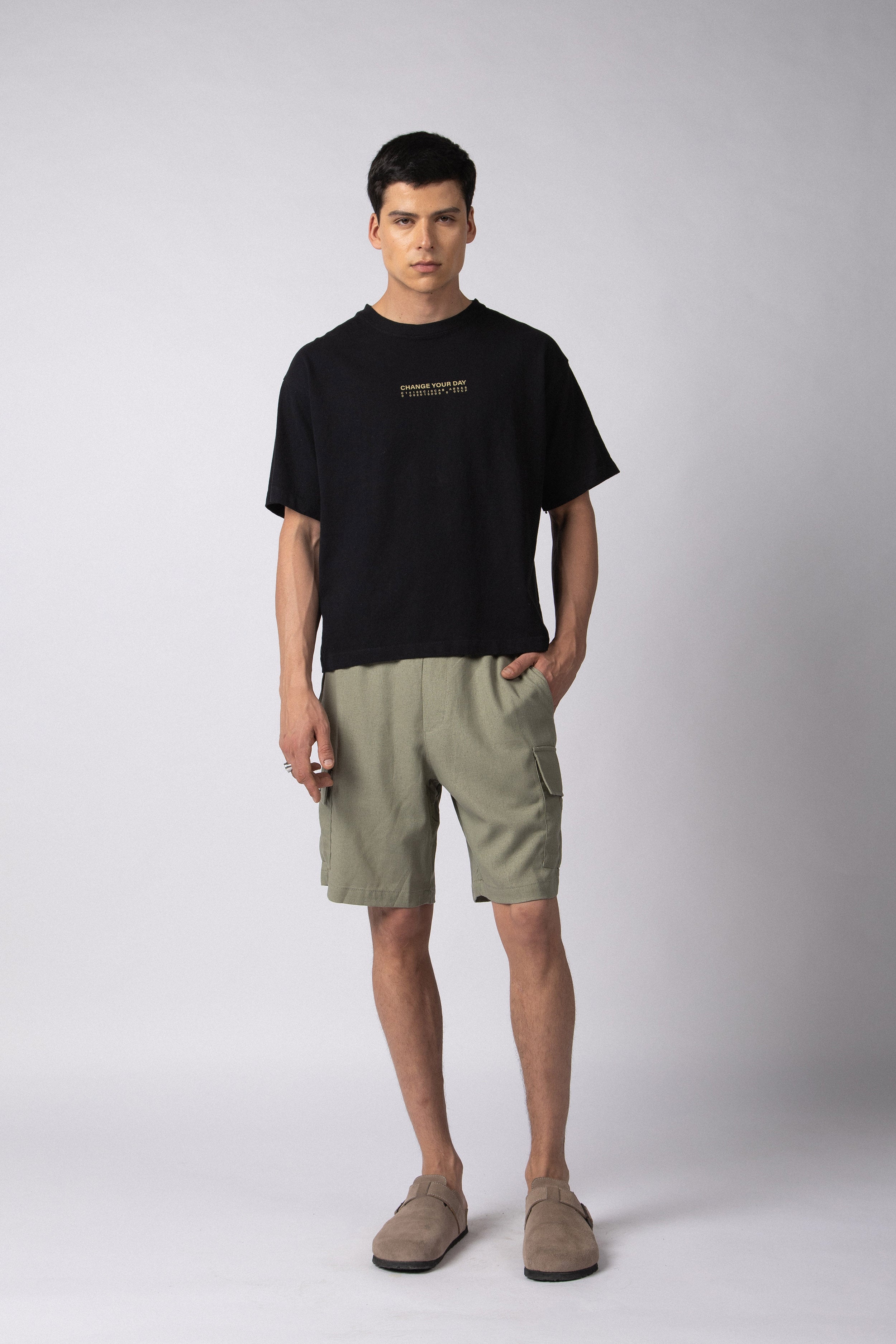 Bermuda Lino Cargo Yuno Militar