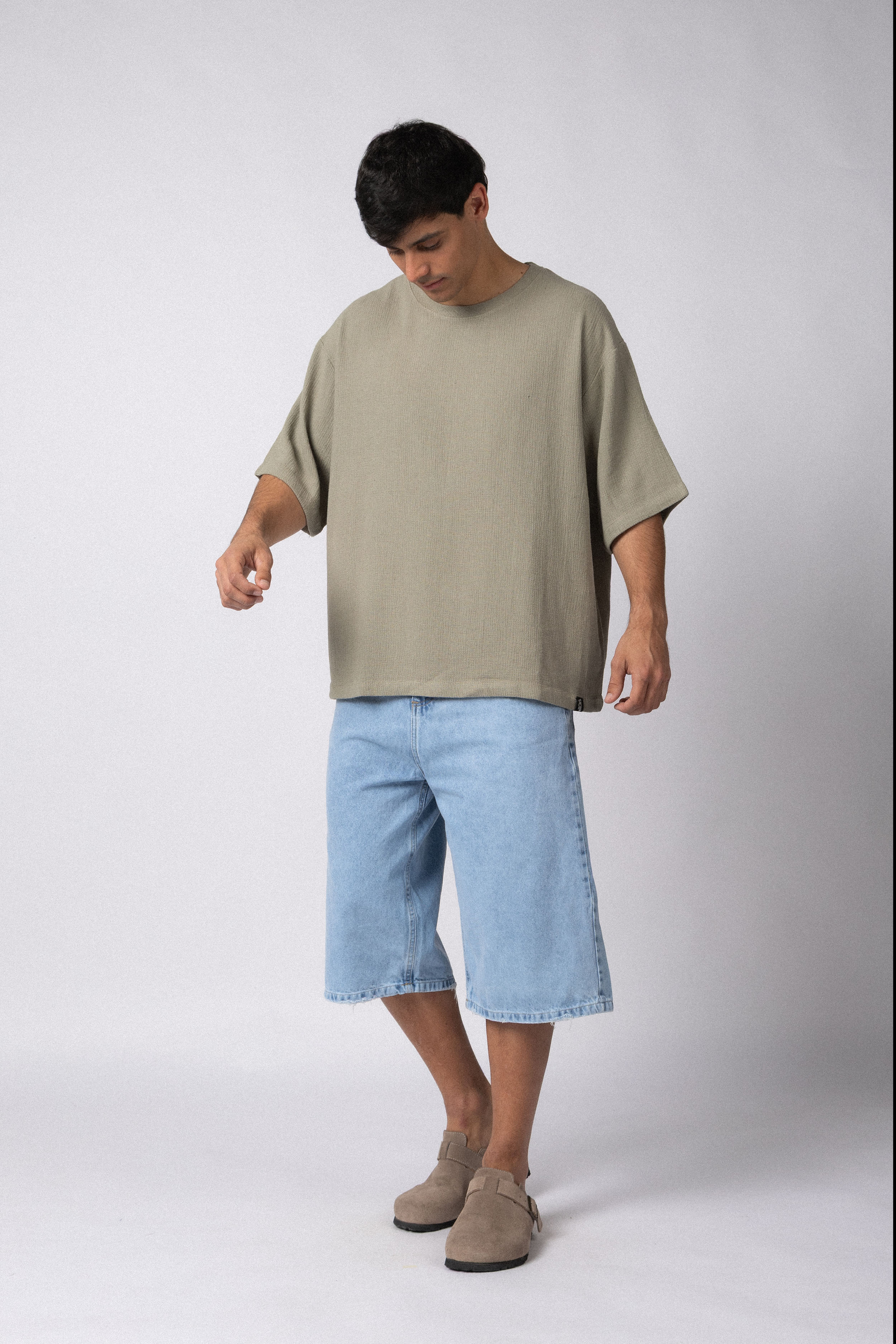 Remera Over Lino Lein Militar