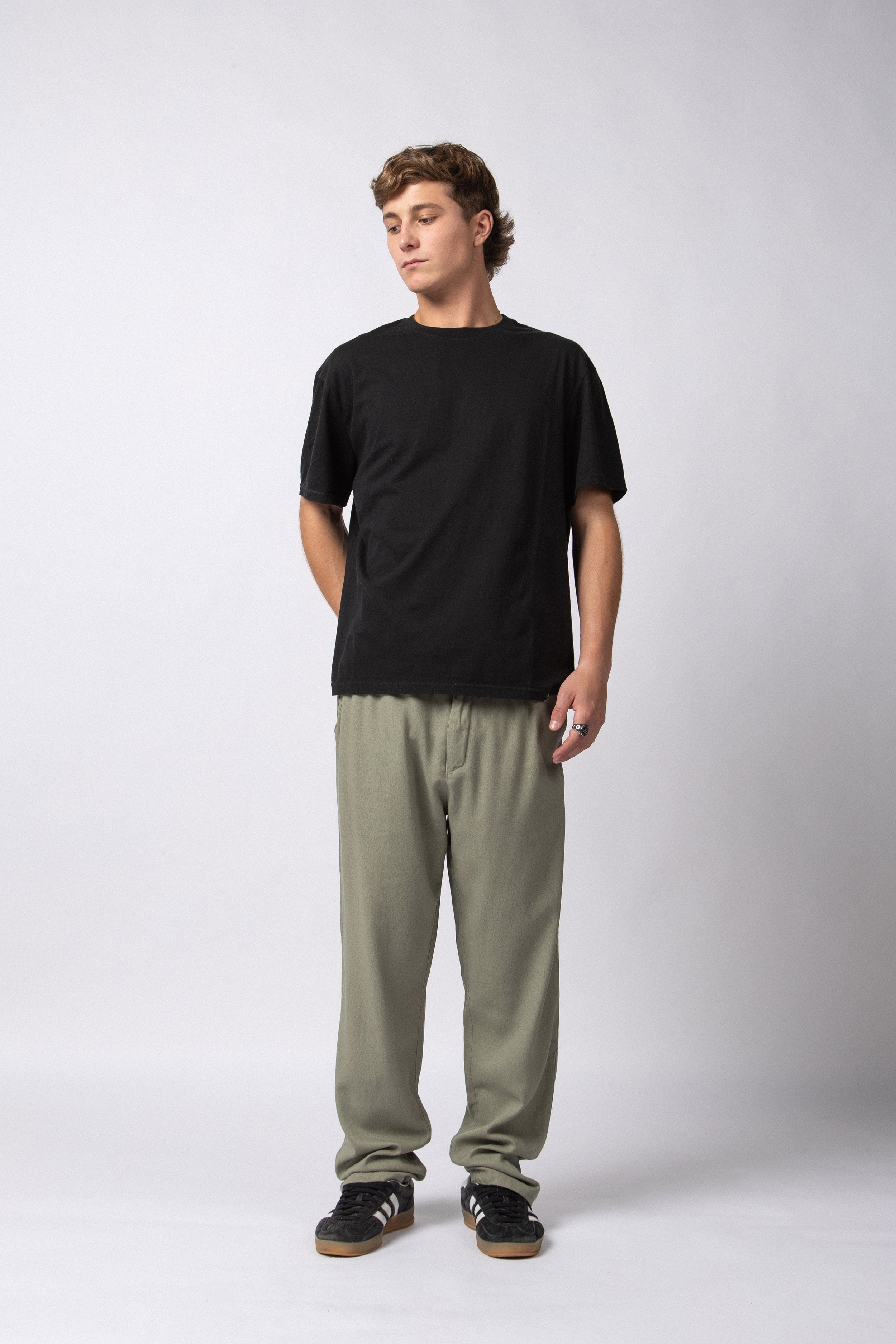 Pantalon Lino Trion Militar