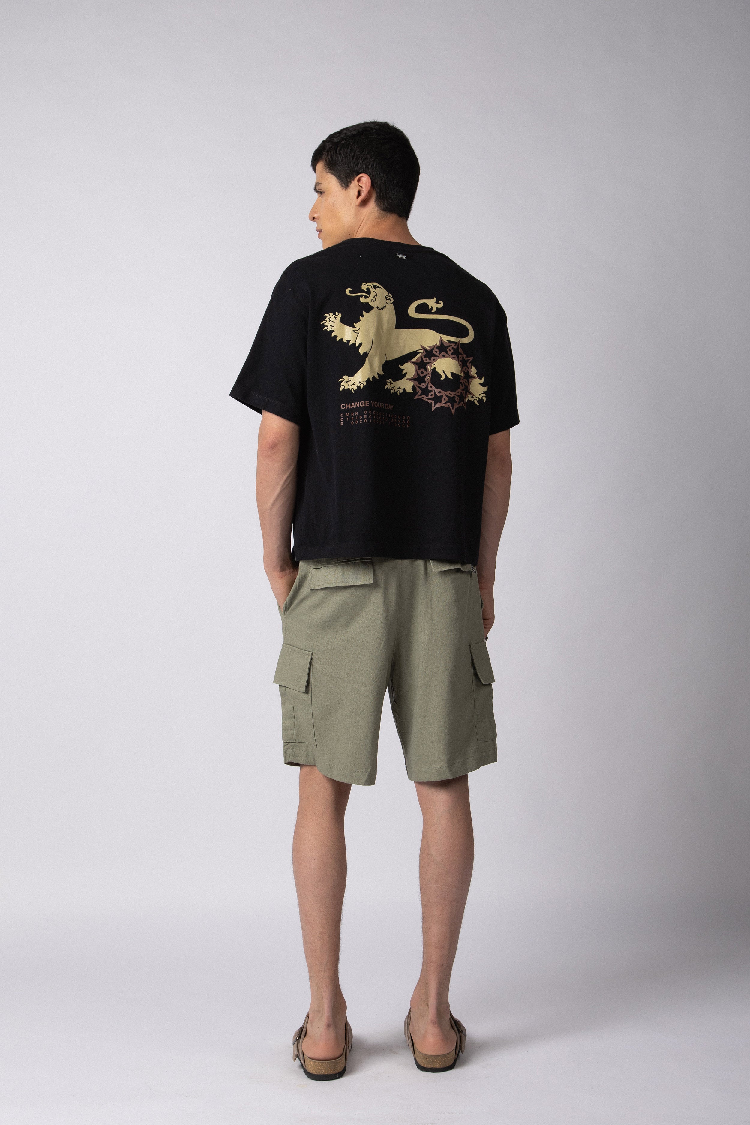 Bermuda Lino Cargo Yuno Militar