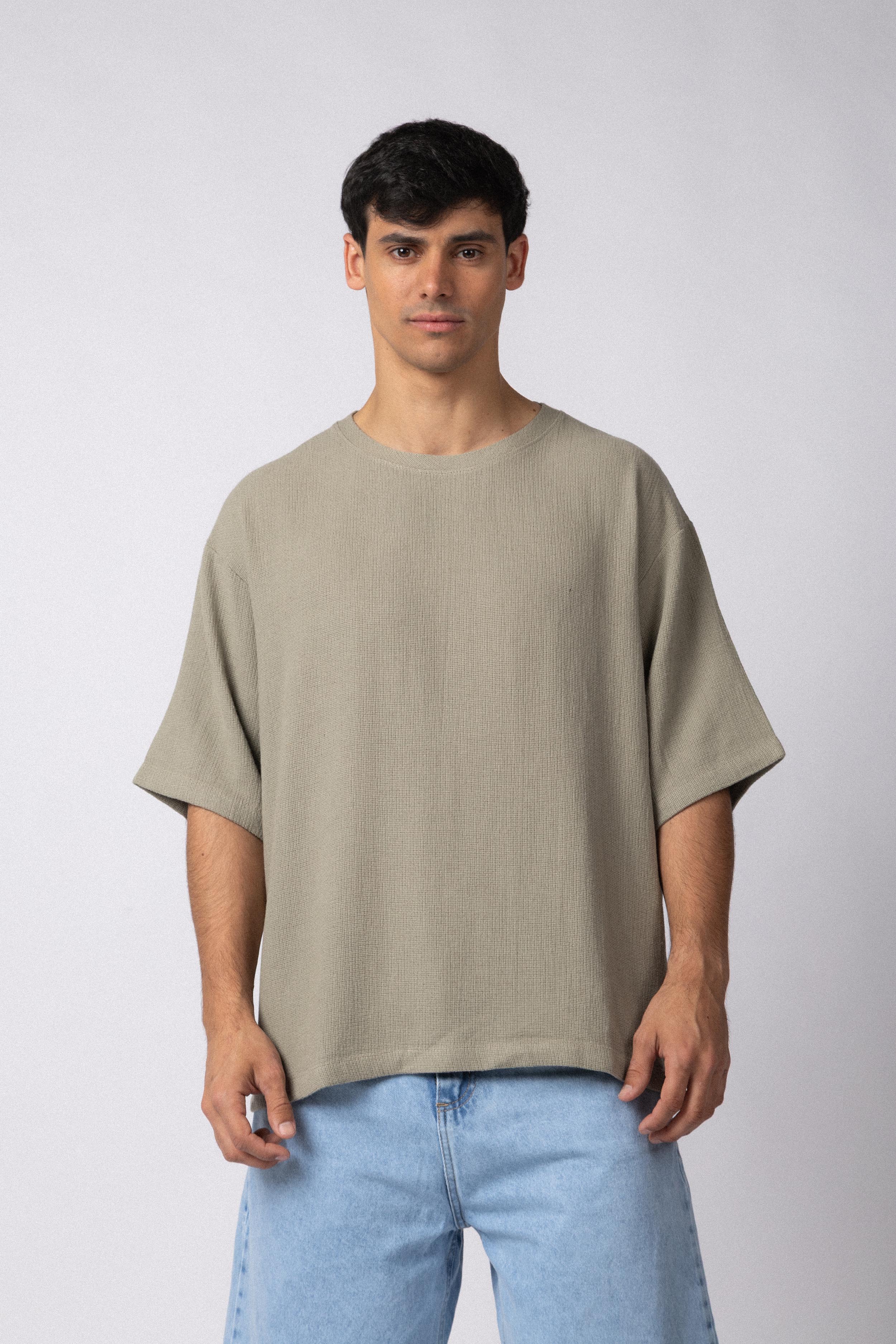 Remera Over Lino Lein Militar