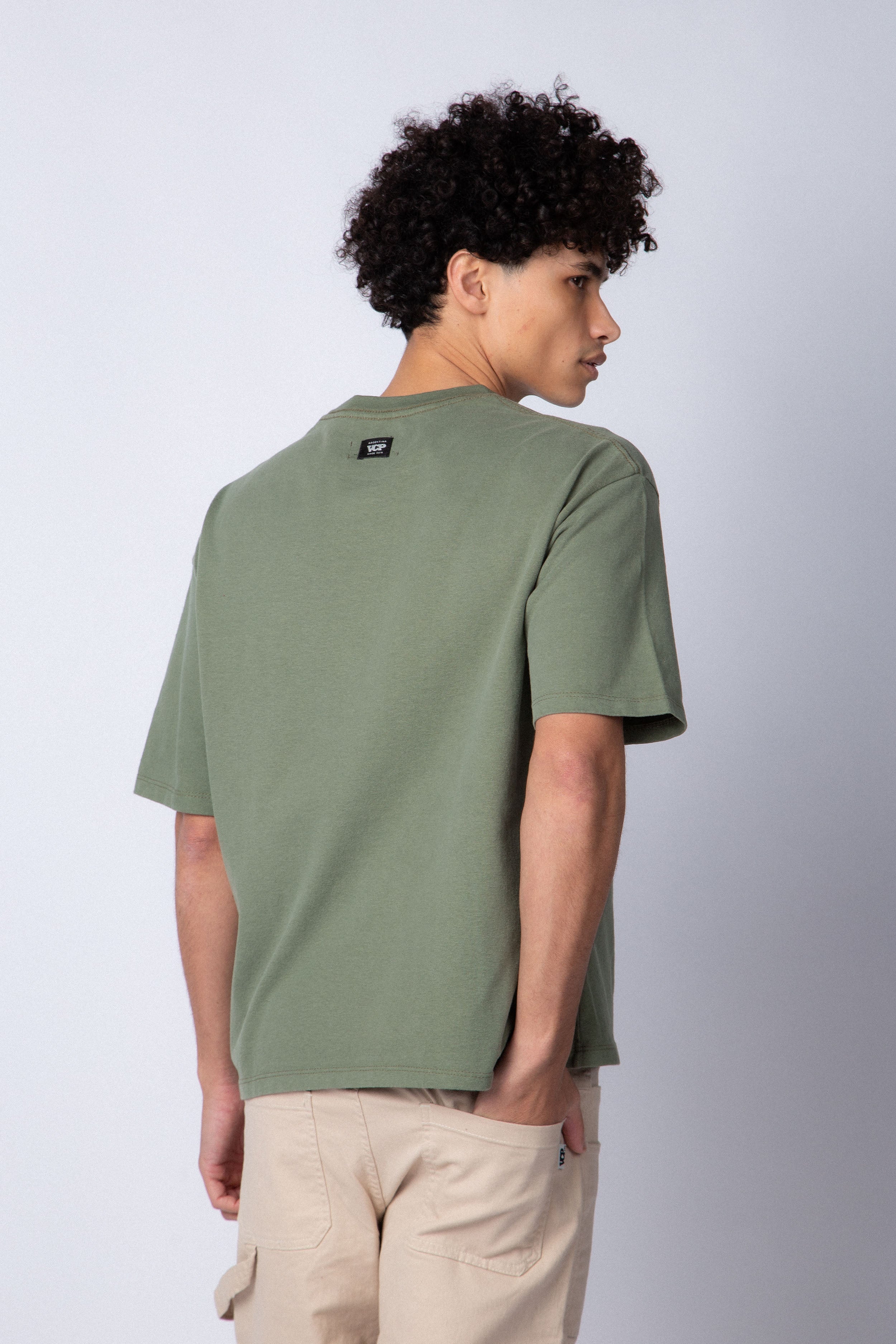 Remera Boxy Zac Militar