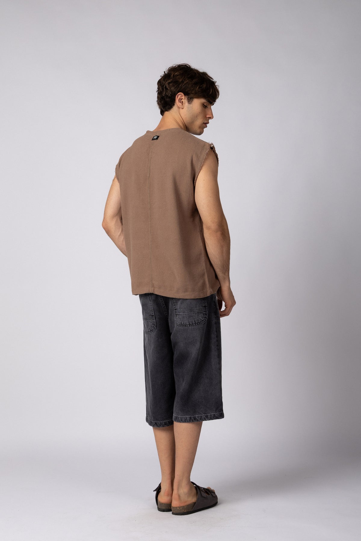 Musculosa Sudadera Tejida Dandy Moka