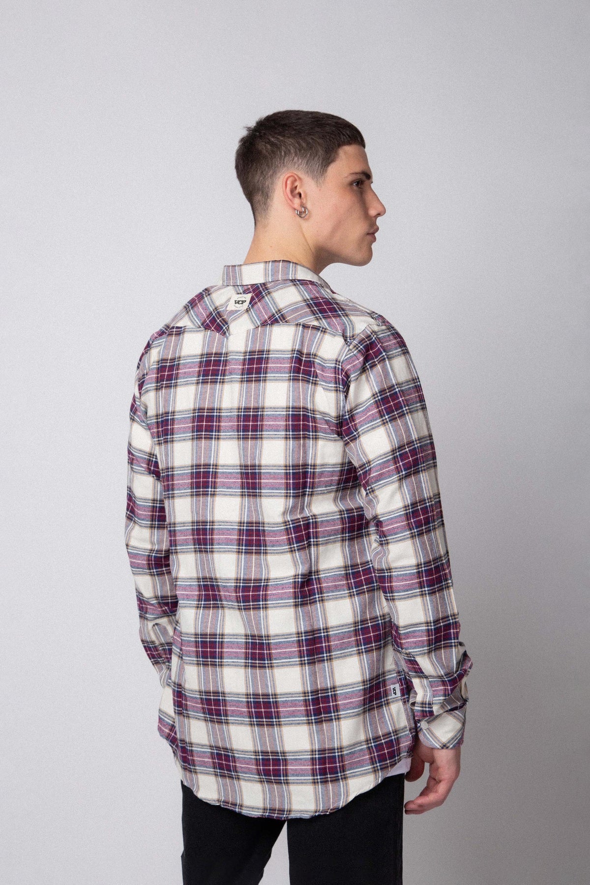Camisa Holland Morado Cuadrille