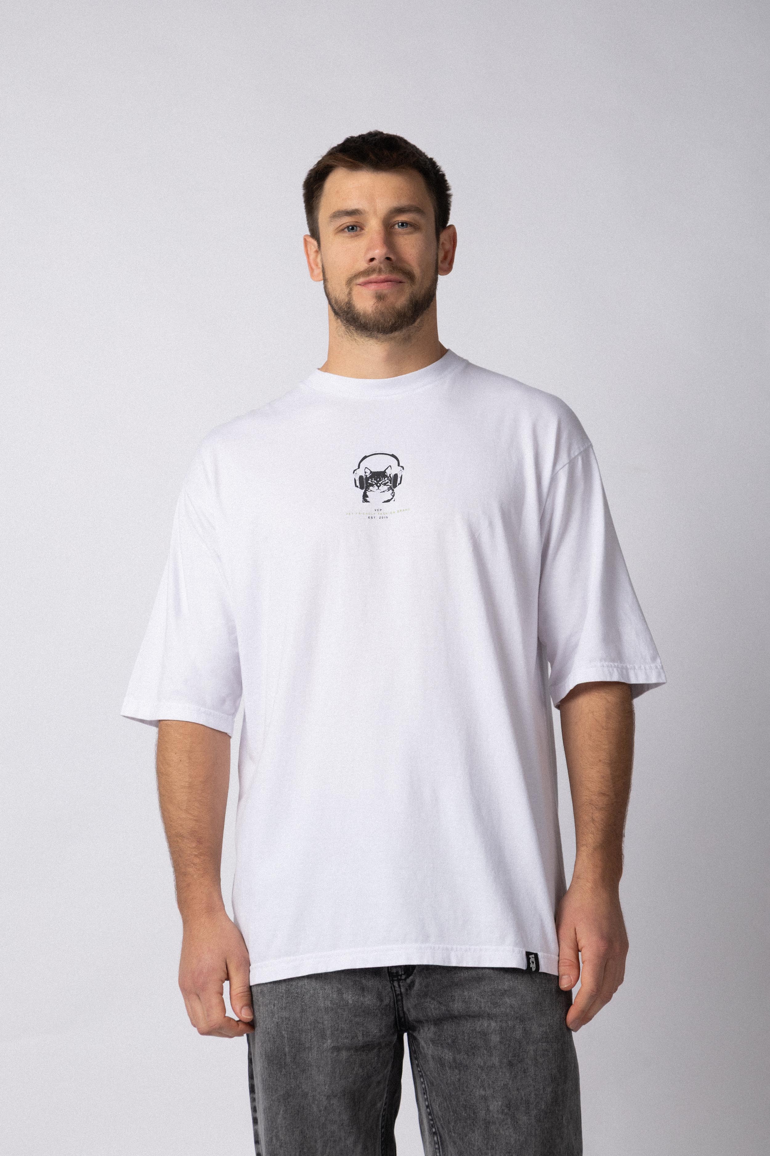 Remera Over Taz Murder Blanca