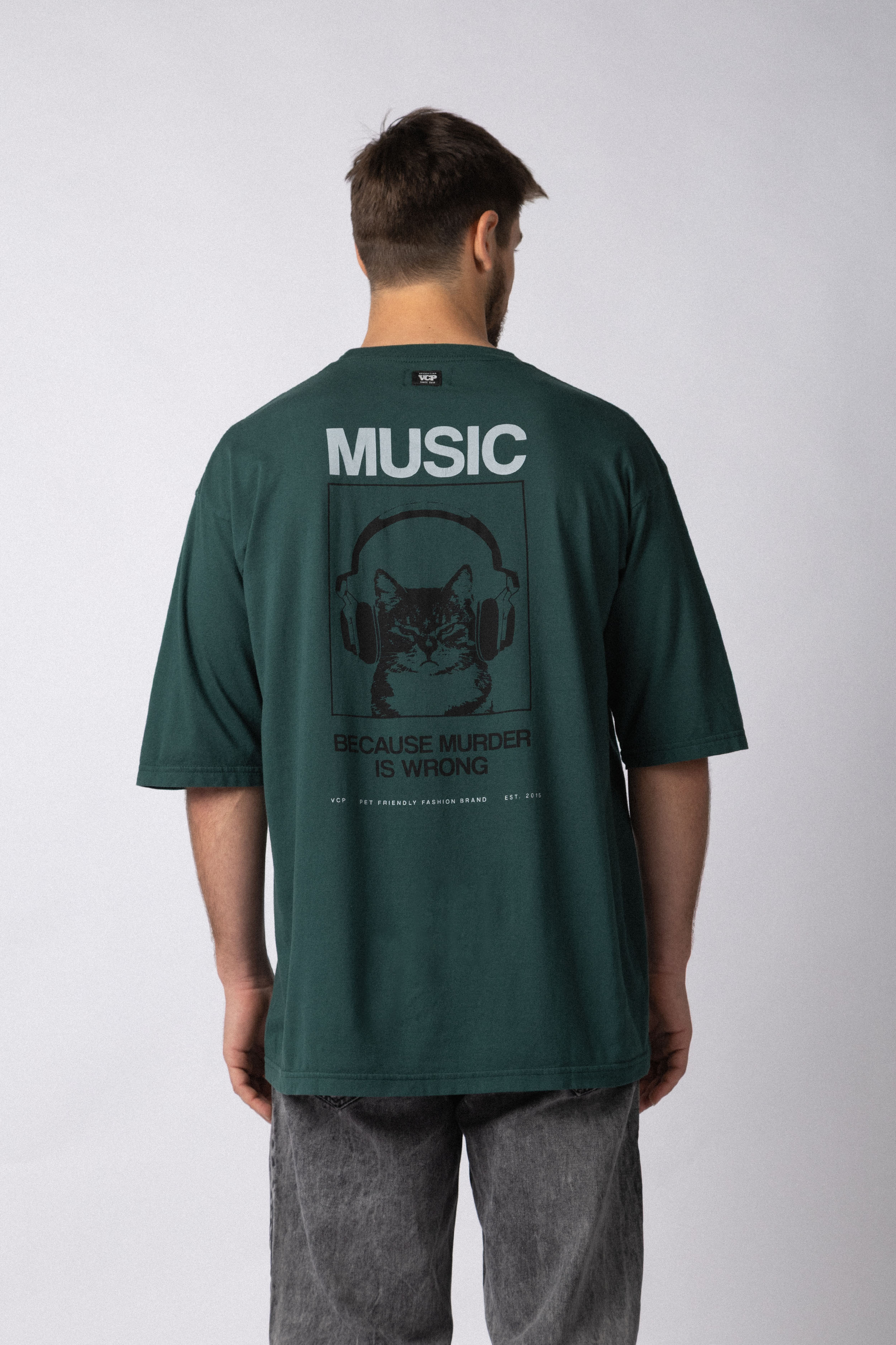 Remera Over Taz Murder Ingles