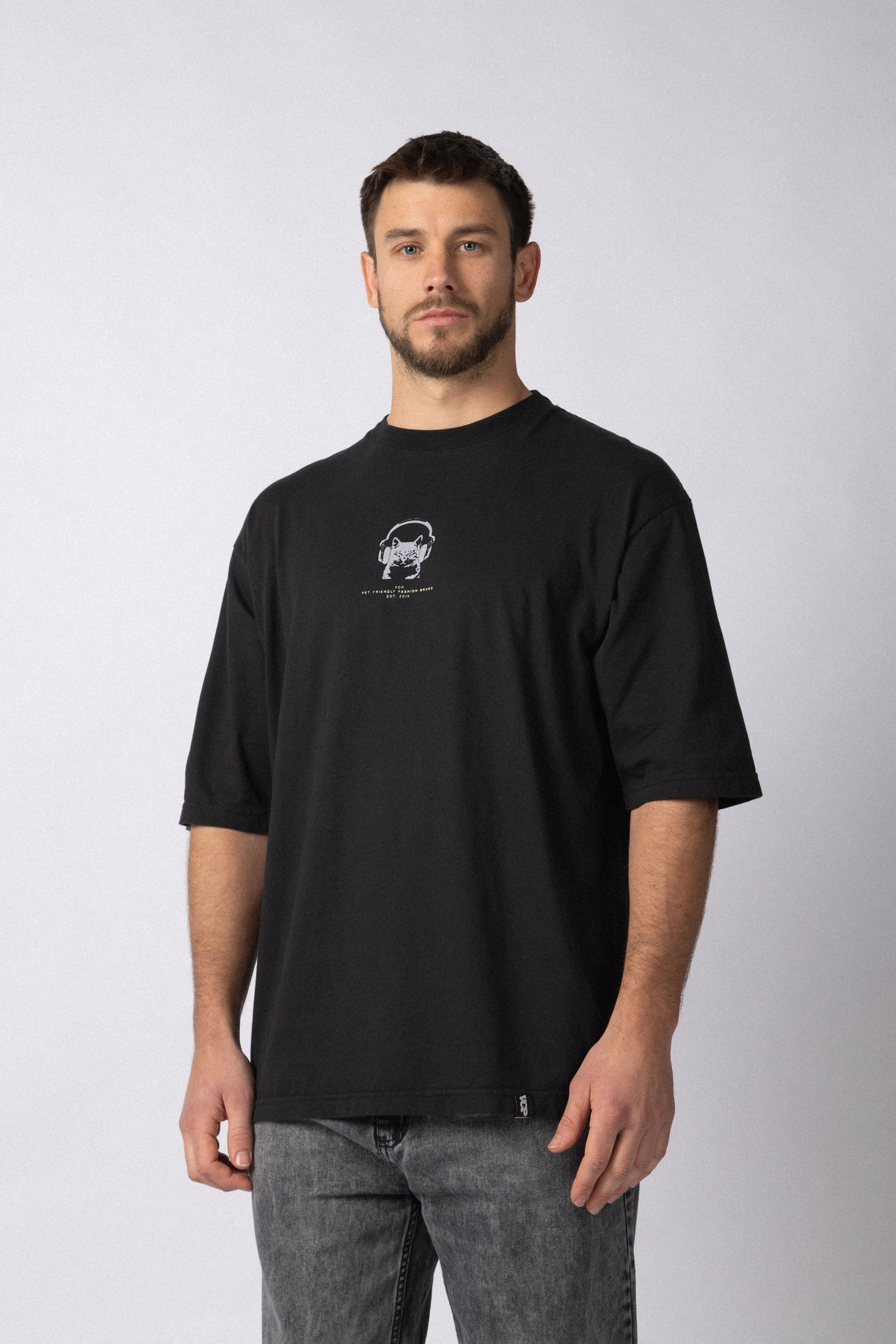 Remera Over Taz Murder Negra