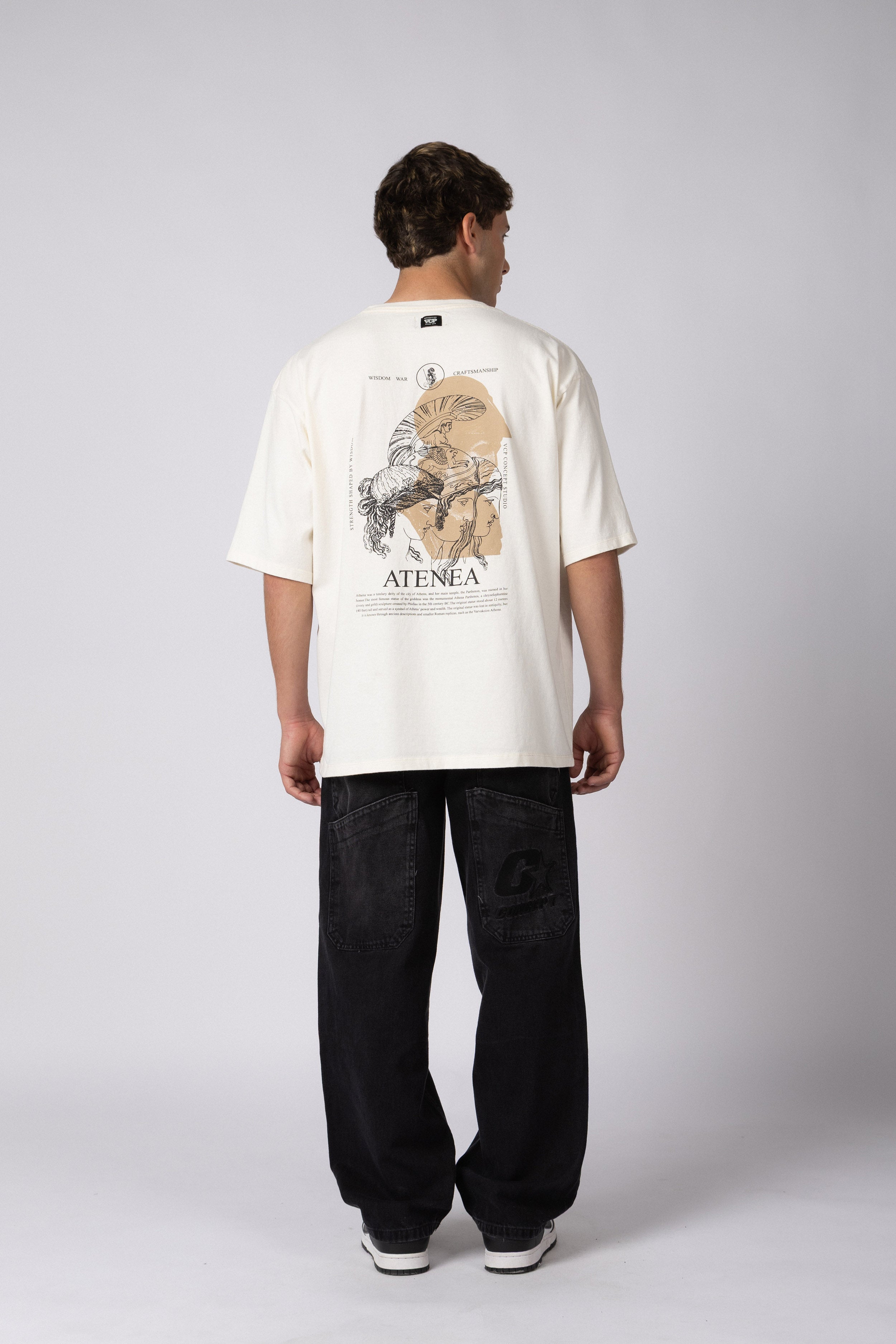 Remera Over Rhy Myth Crudo