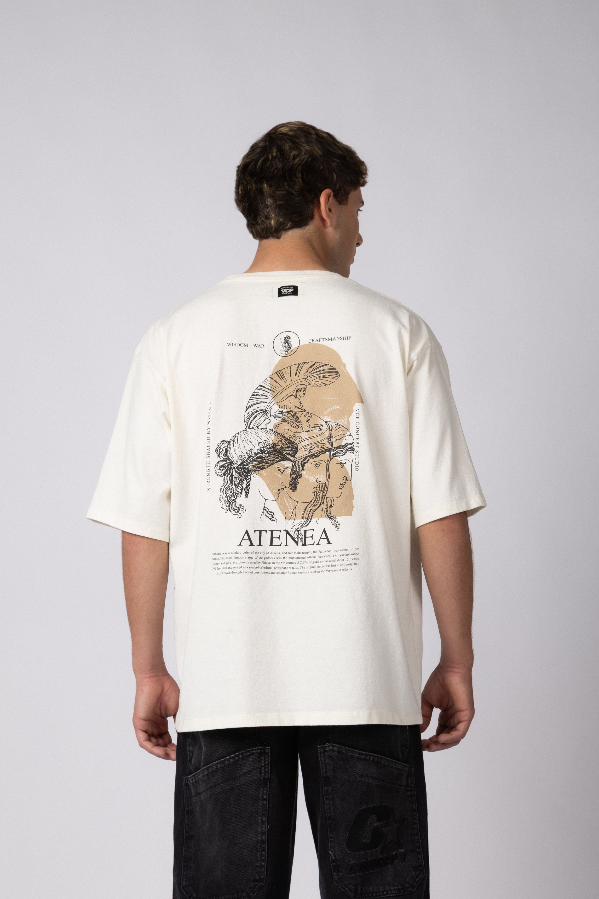 Remera Over Rhy Myth Crudo