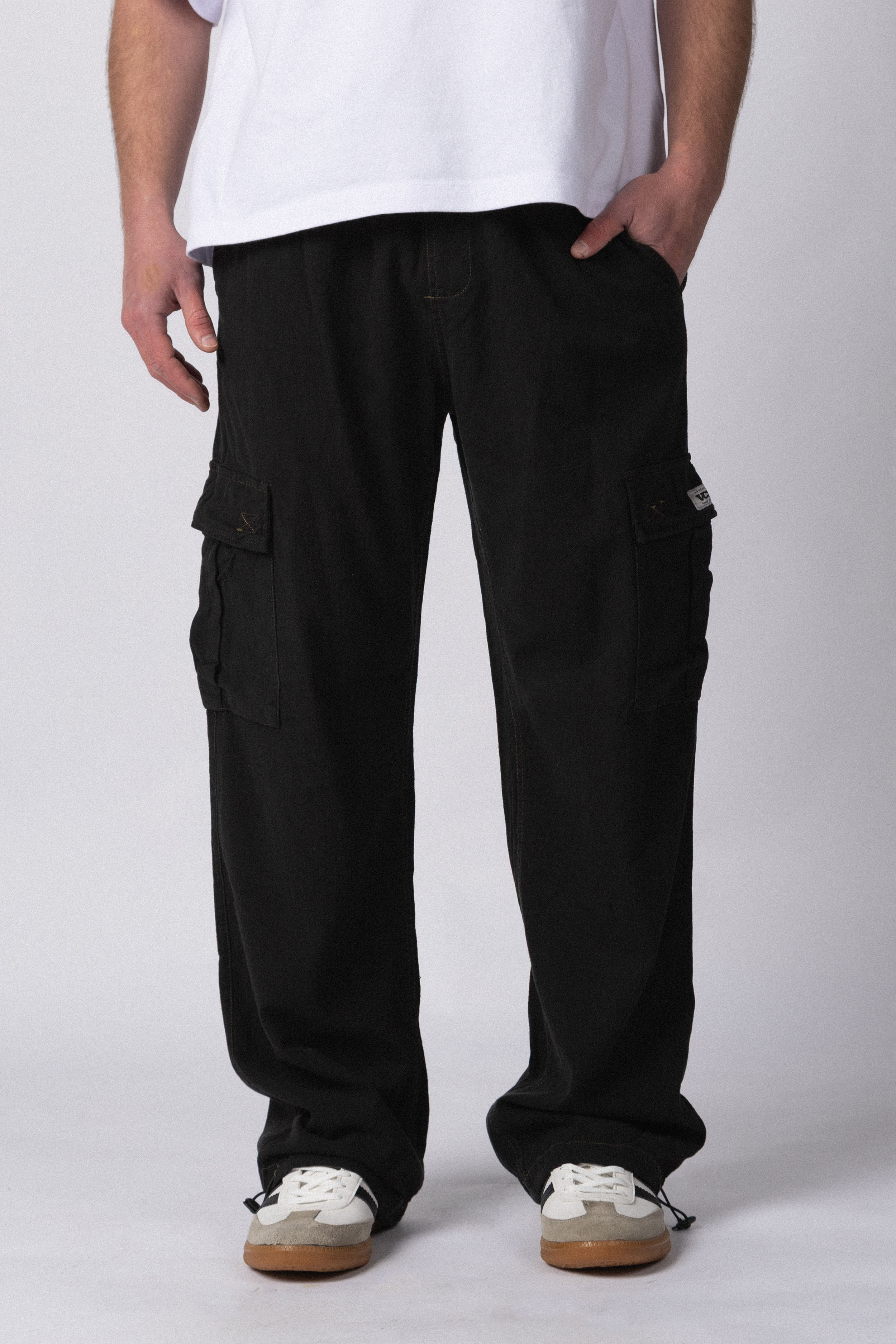 Pantalon Cargo Lino Taro NB