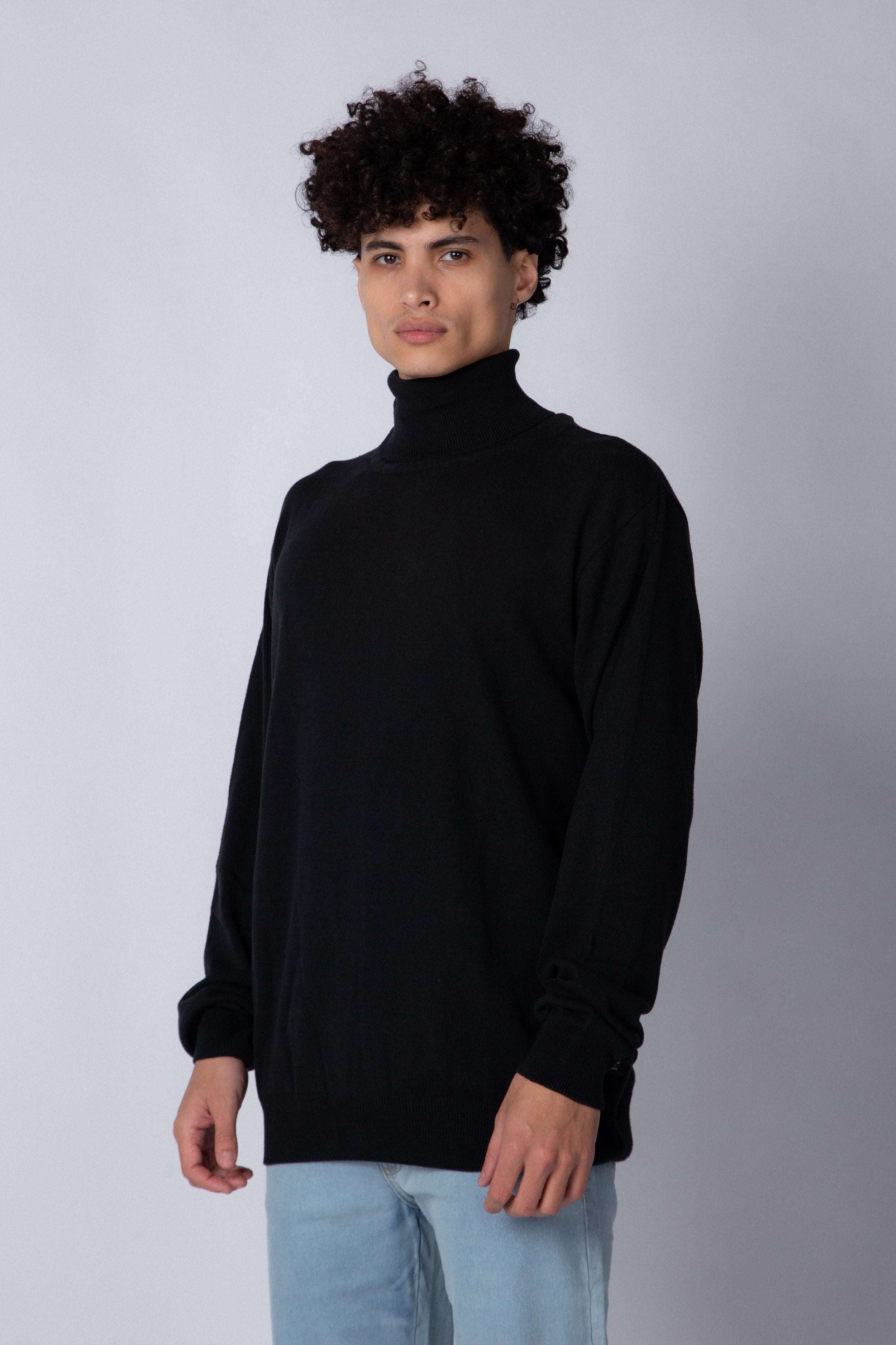 Sweater Polera Paul Negra