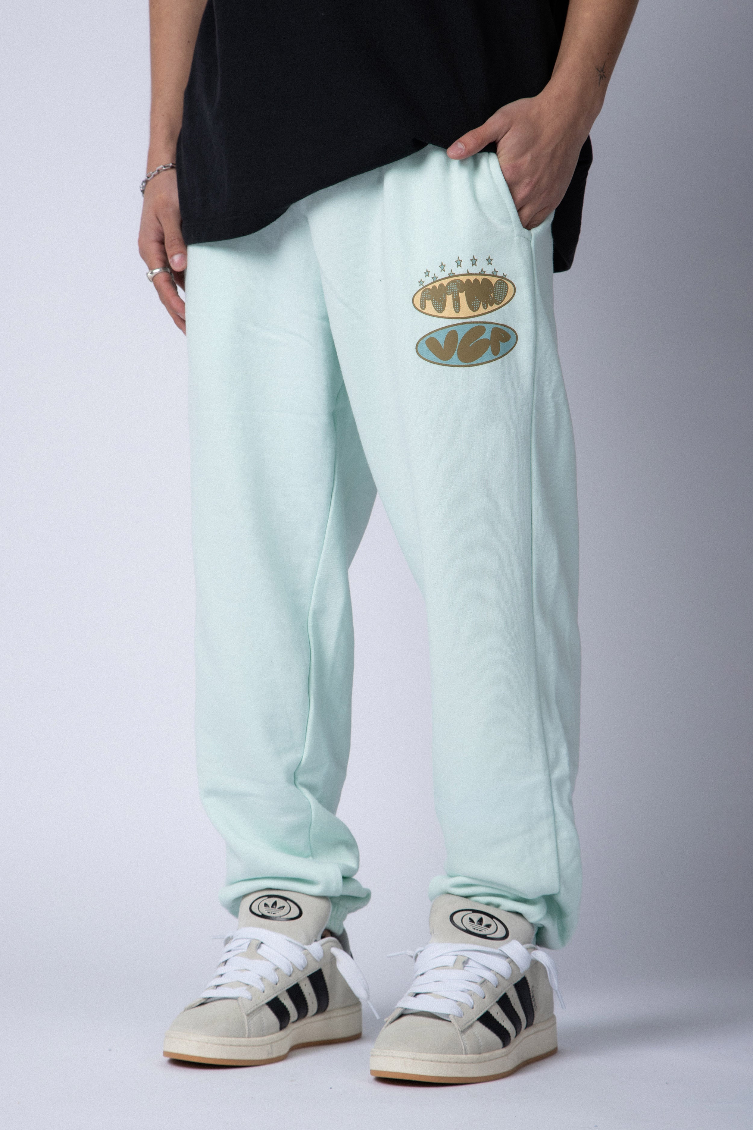 Jogger Over Net Aqua