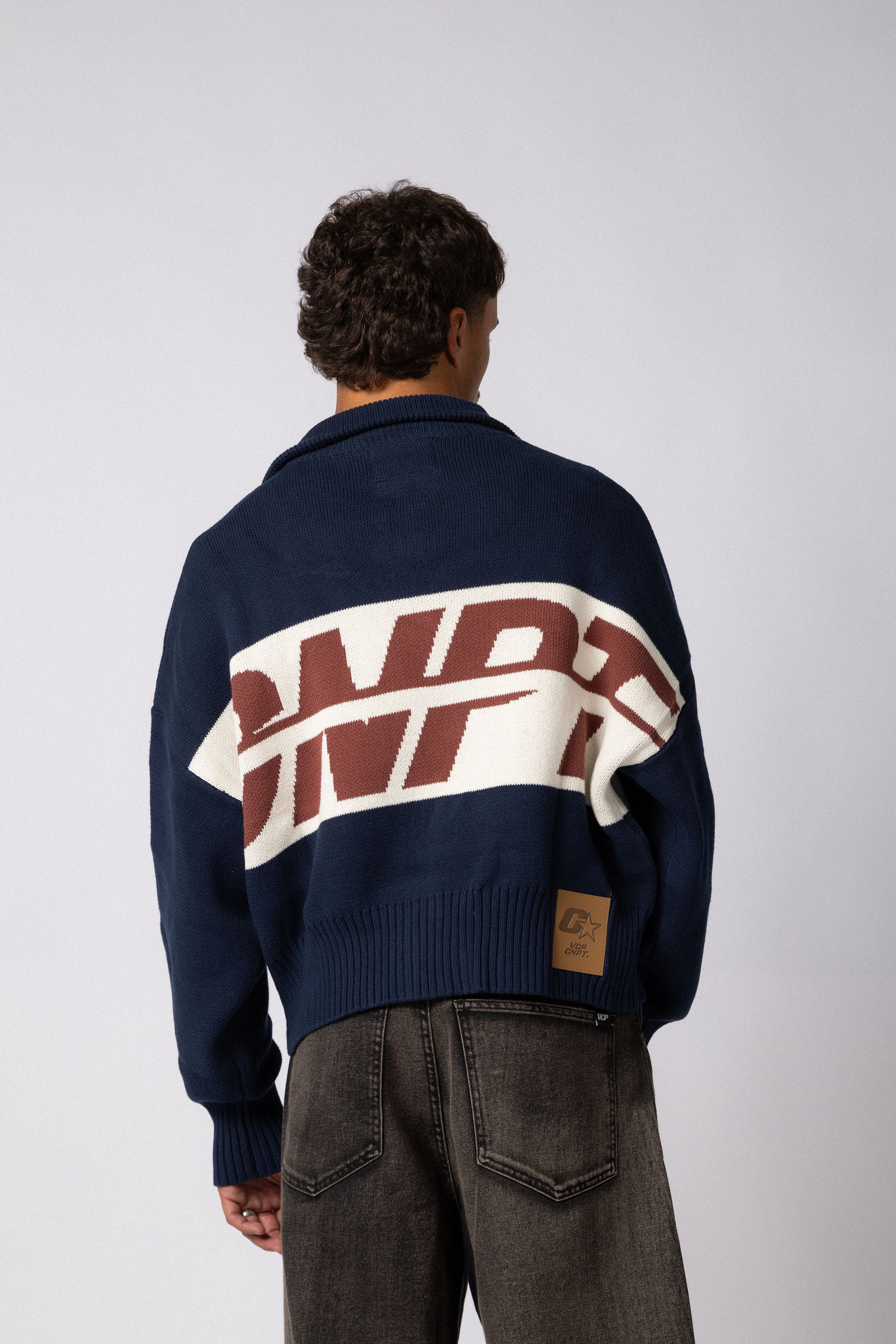 Campera Tejida ID Navy