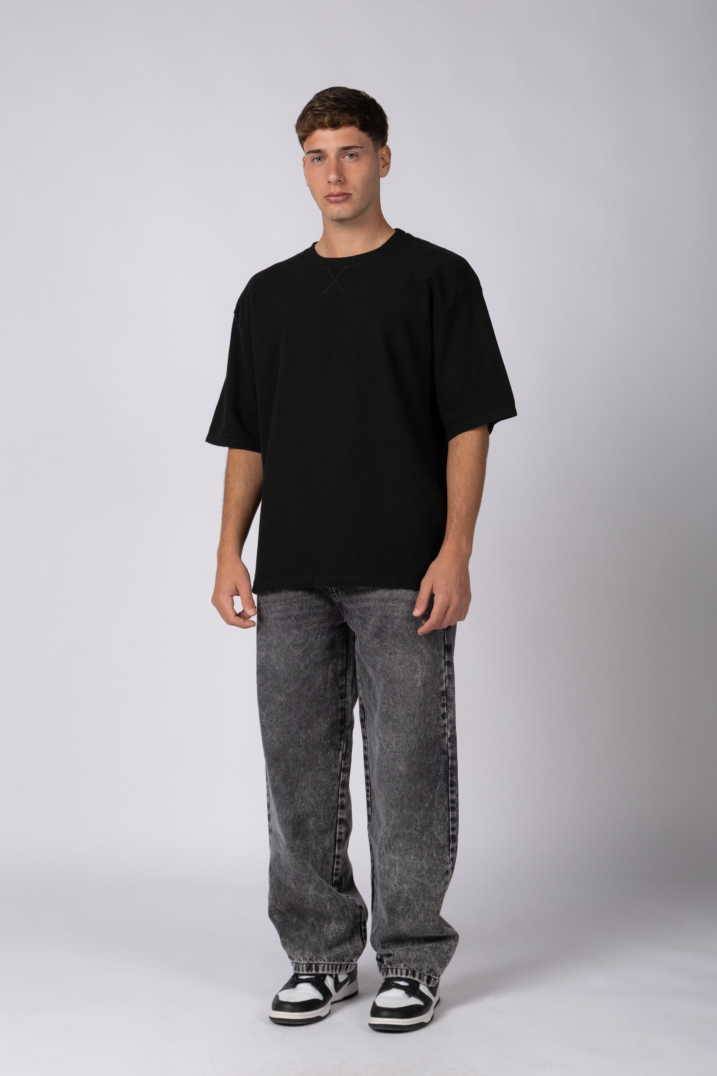 Remera Over Fylo Negra
