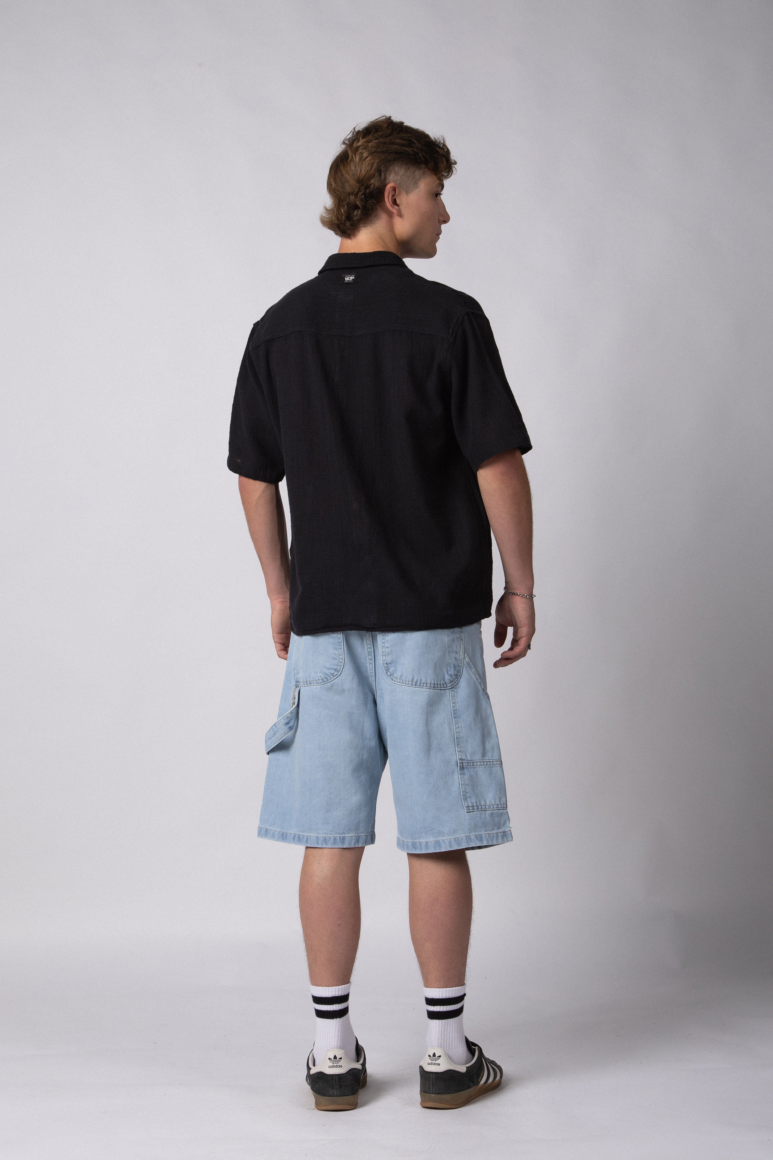 Camisa Manga Corta Lino Kara Negra