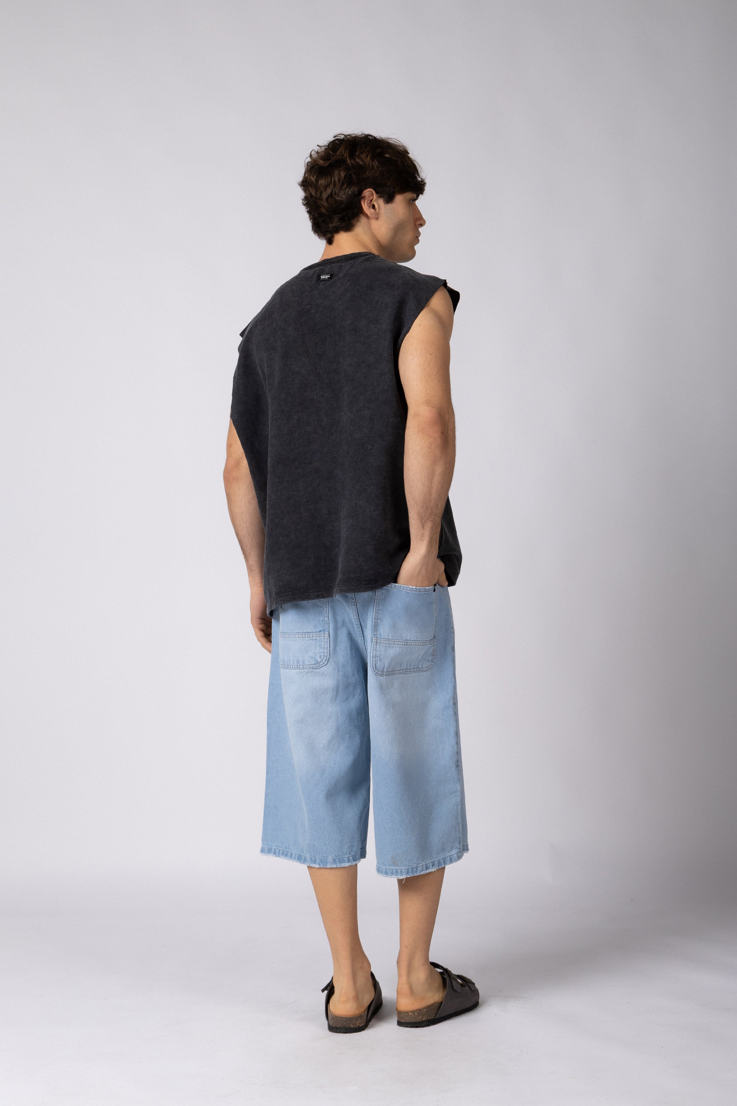 Musculosa Sudadera Rustico Cayn Negra