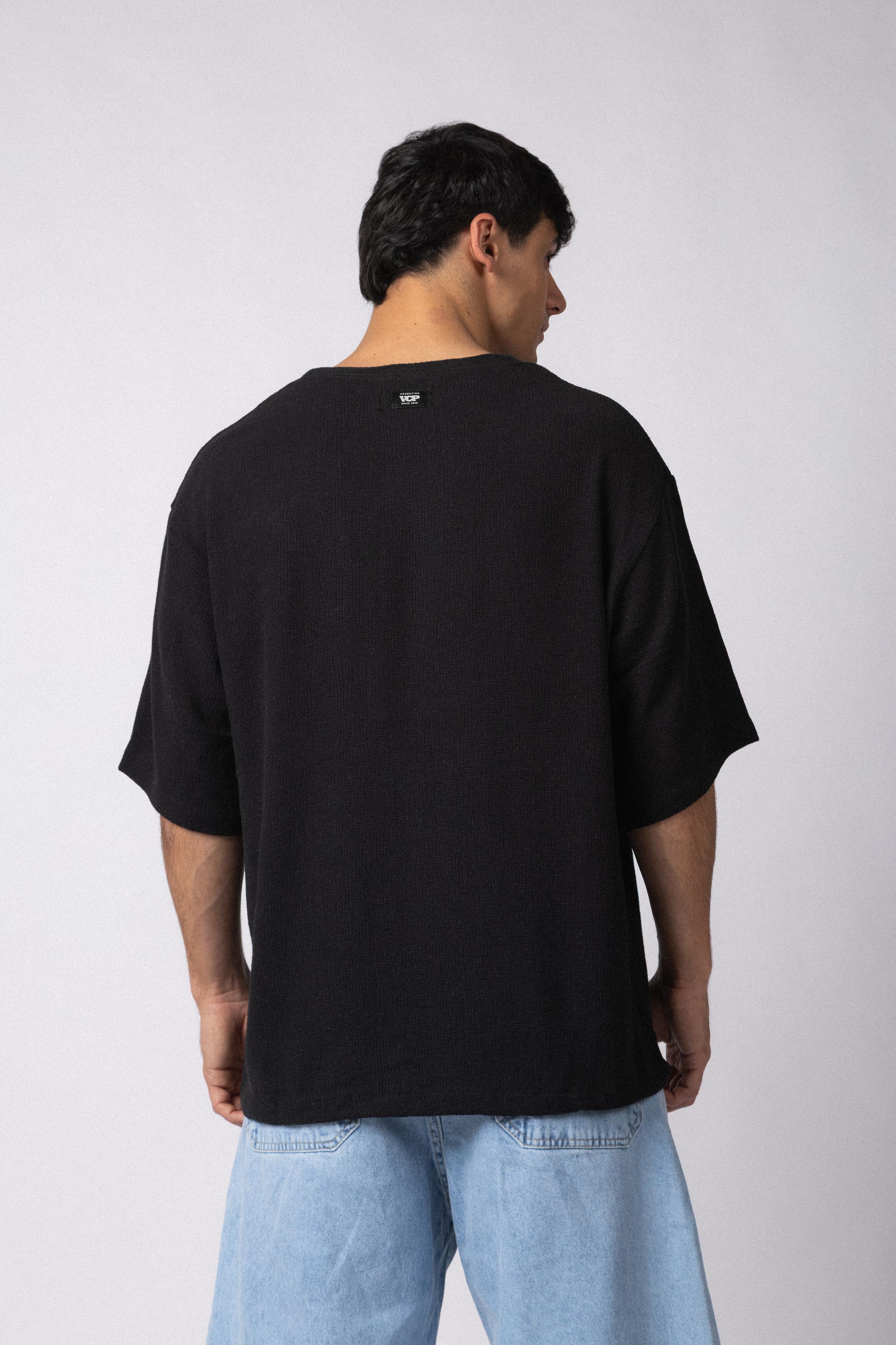 Remera Over Lino Lein Negra