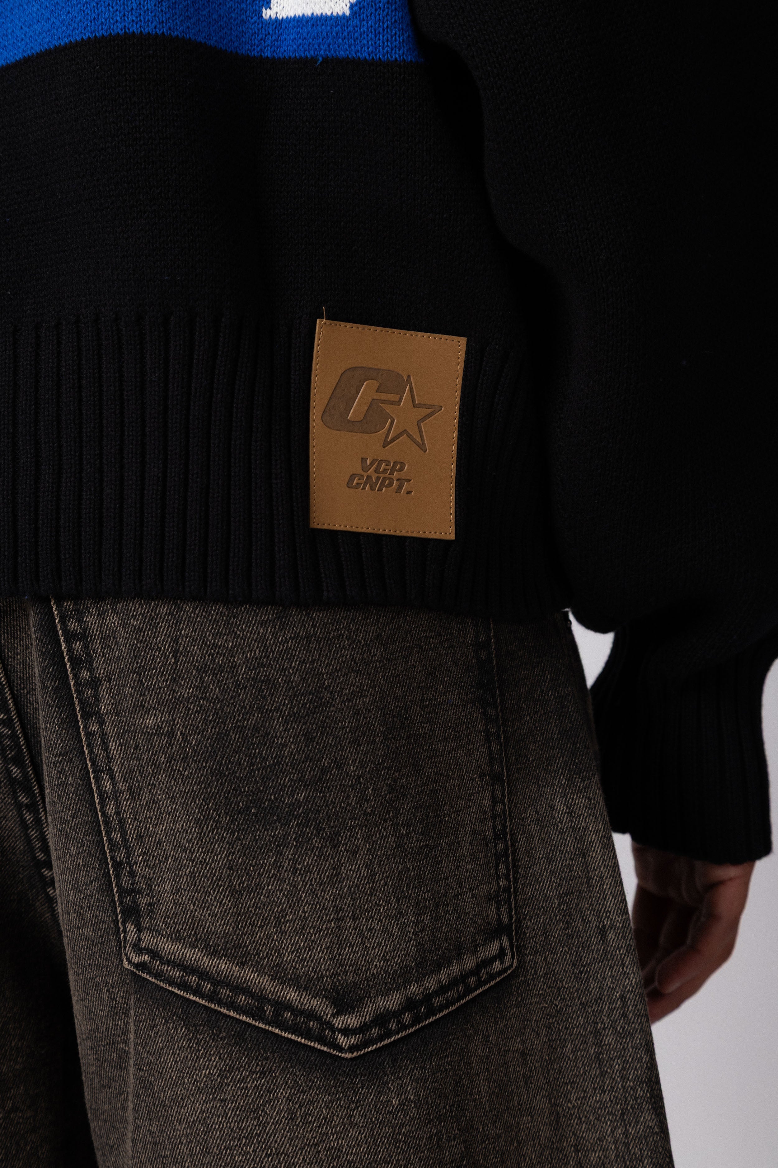 Campera Tejida ID Negra