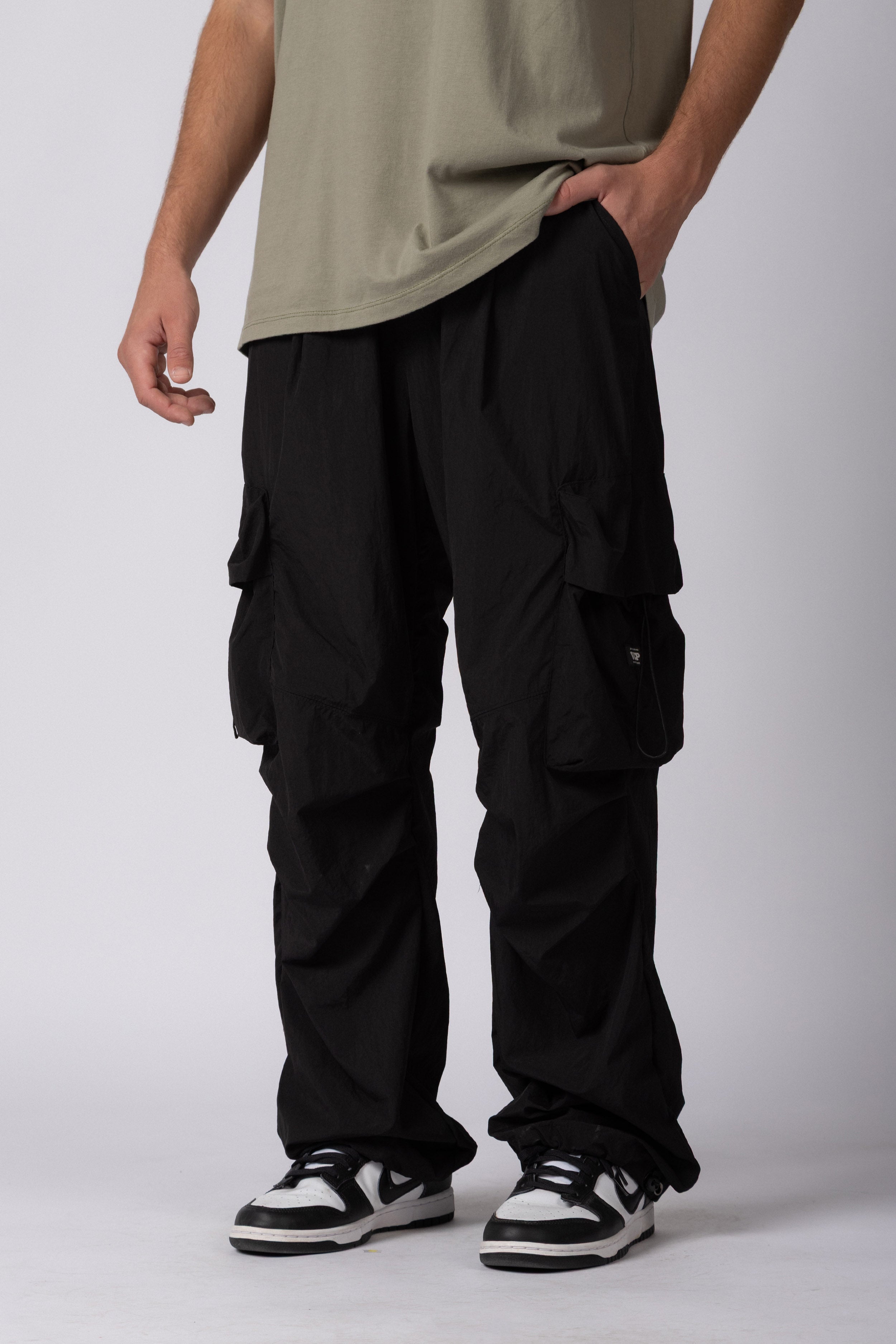 Pantalon Cargo Baggy Hardy Negro