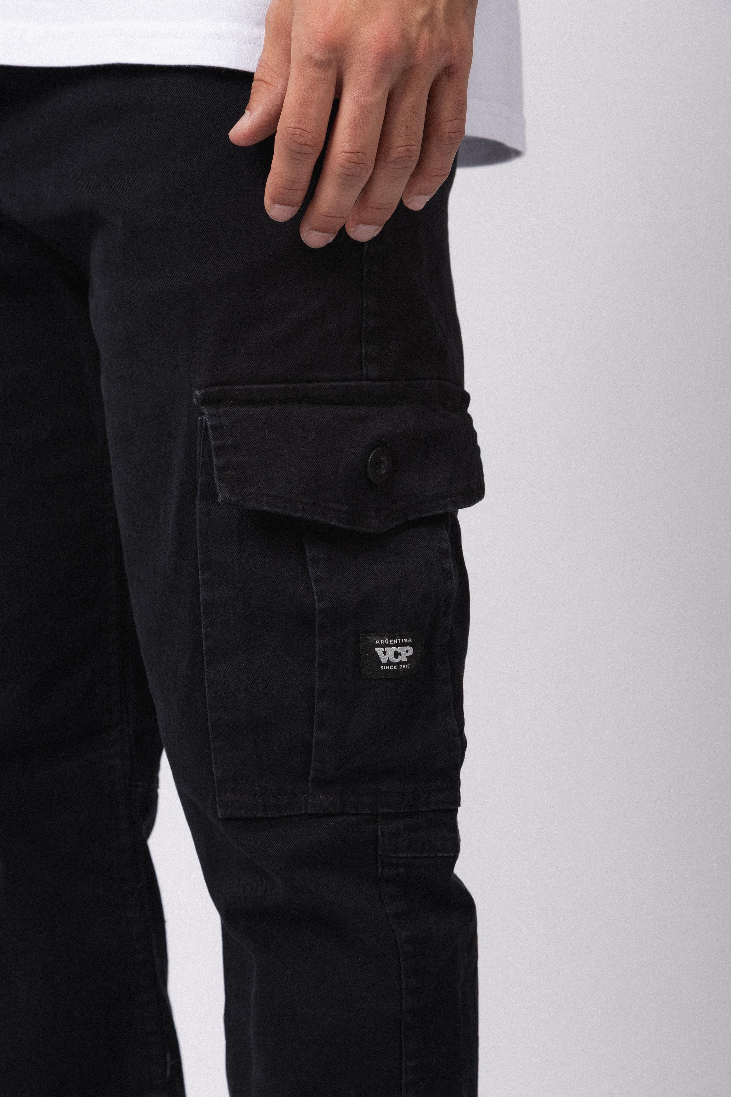 Pantalón Cargo Trail Negro