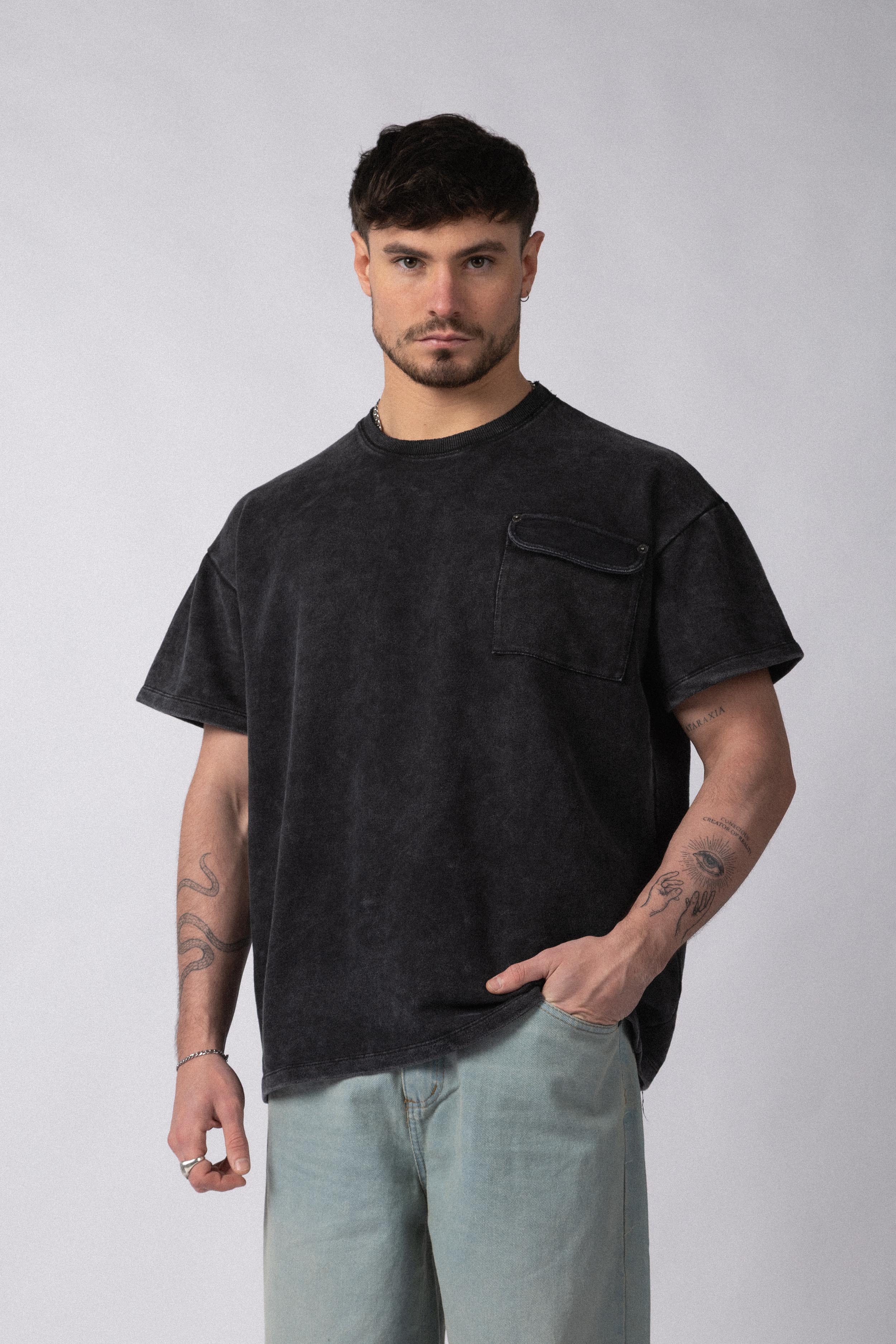 Remeron Rustico Over Glow Negro