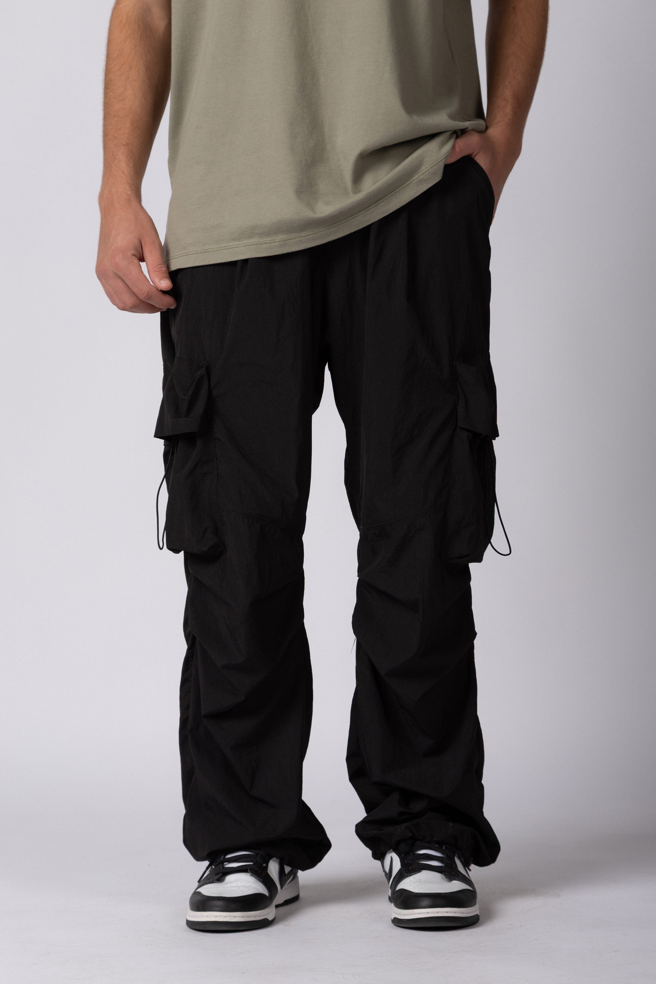 Pantalon Cargo Baggy Hardy Negro