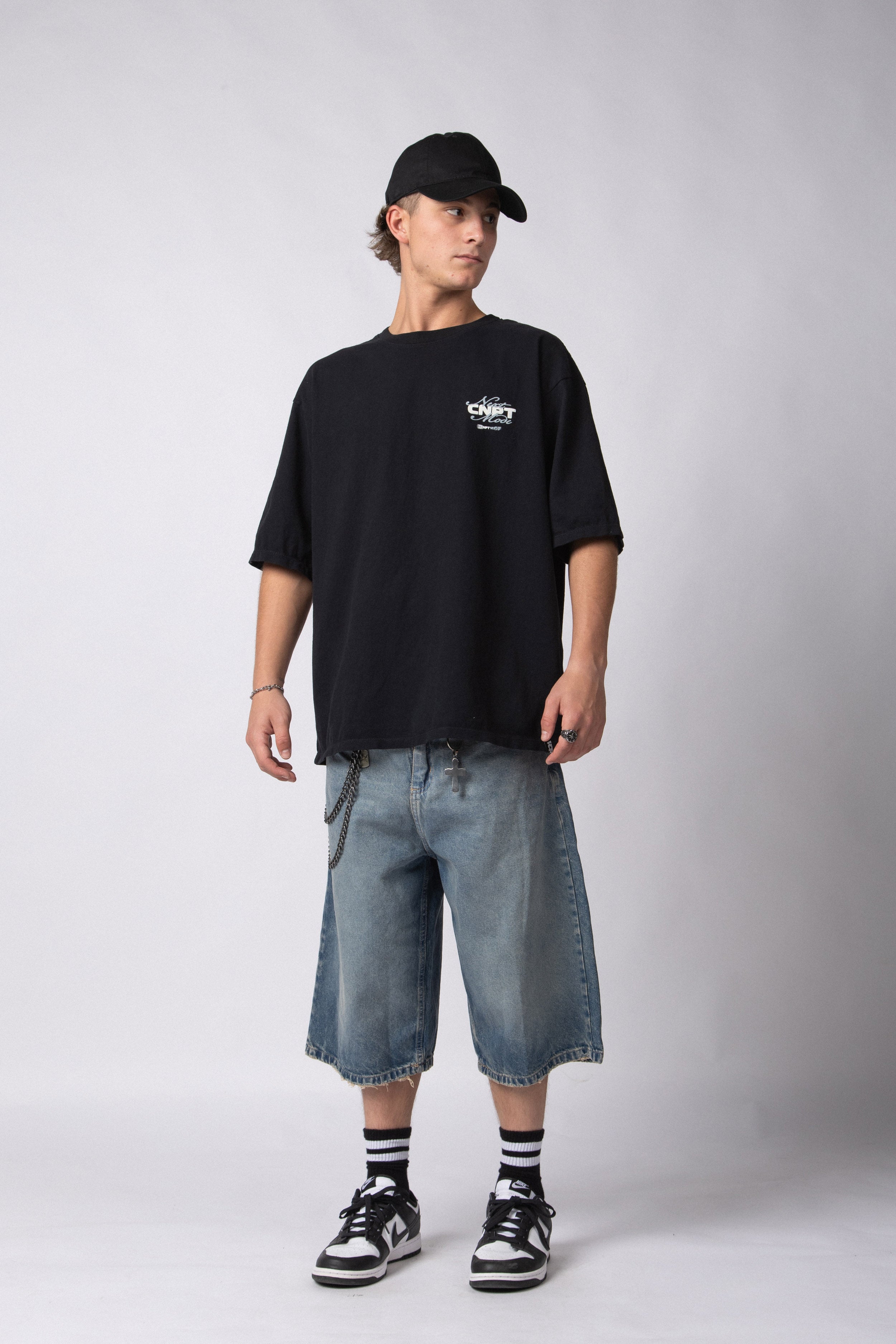 Remera Over Rhy Next Negra