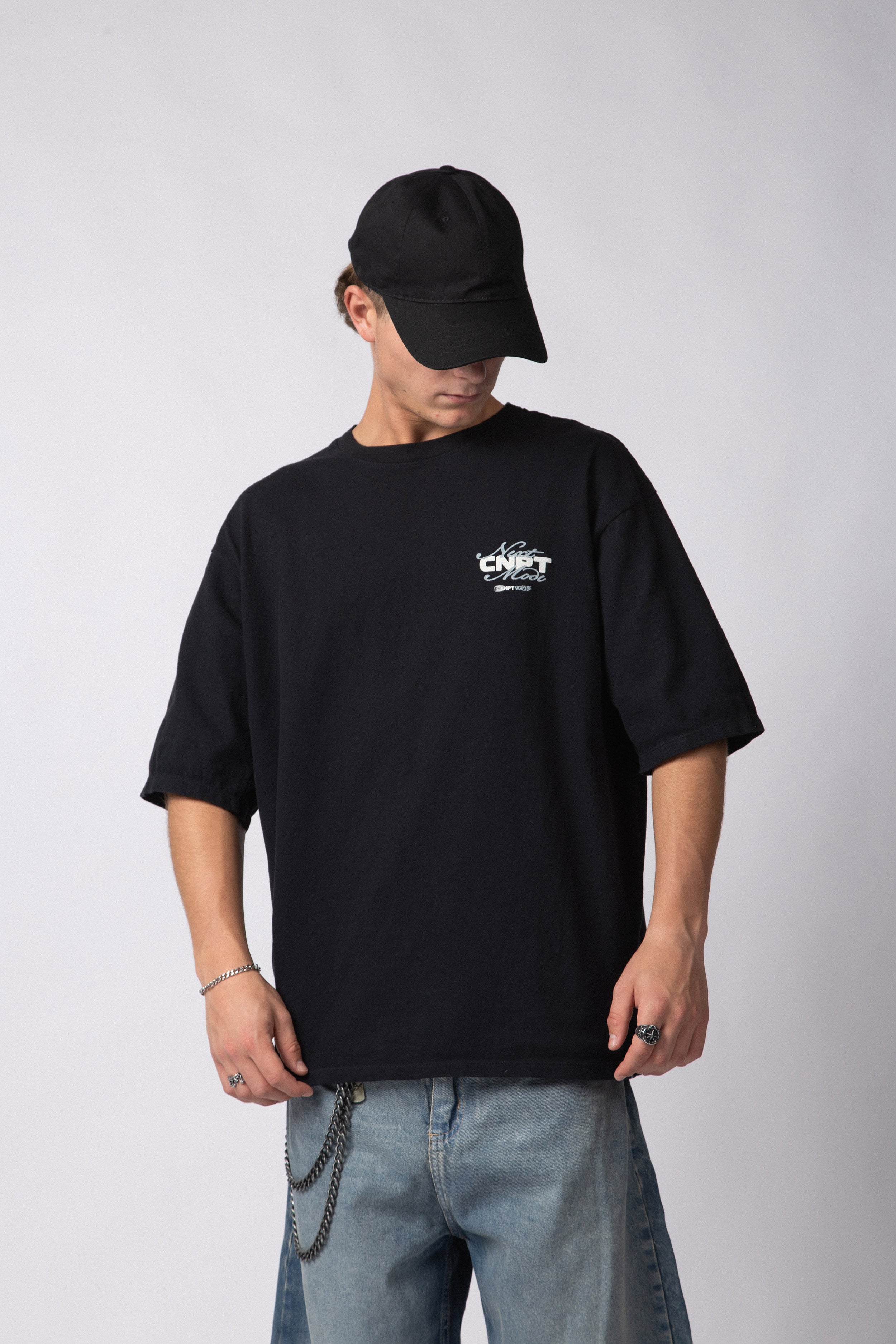 Remera Over Rhy Next Negra