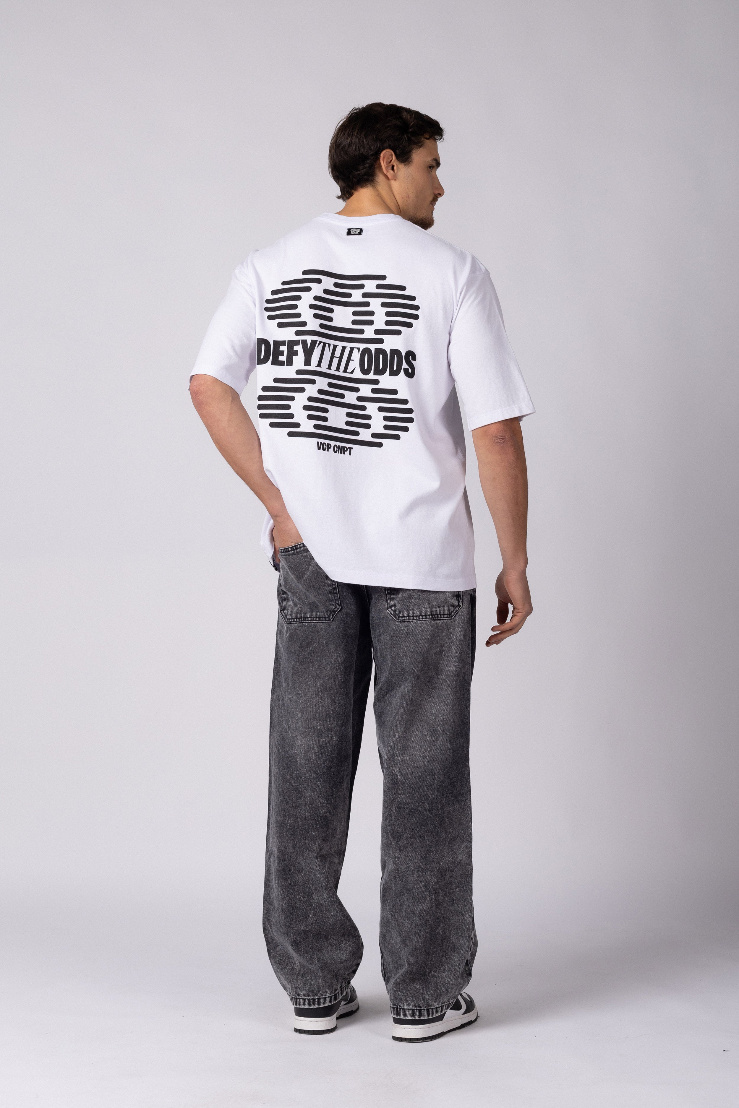 Remera Over Rhy Odds Blanca