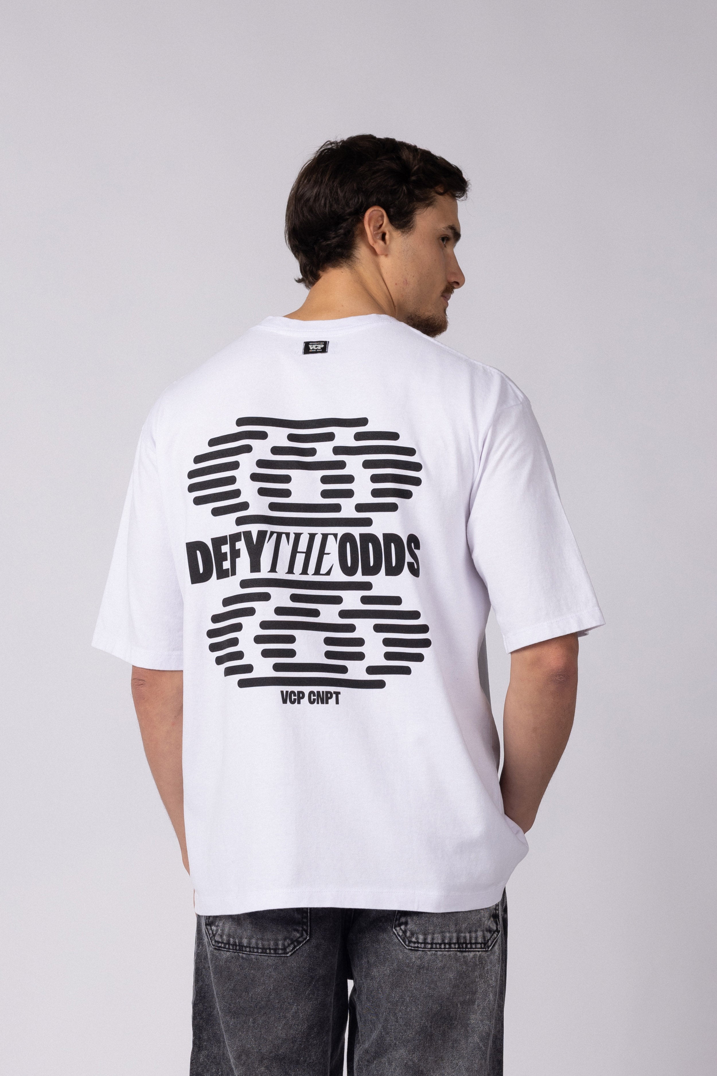Remera Over Rhy Odds Blanca