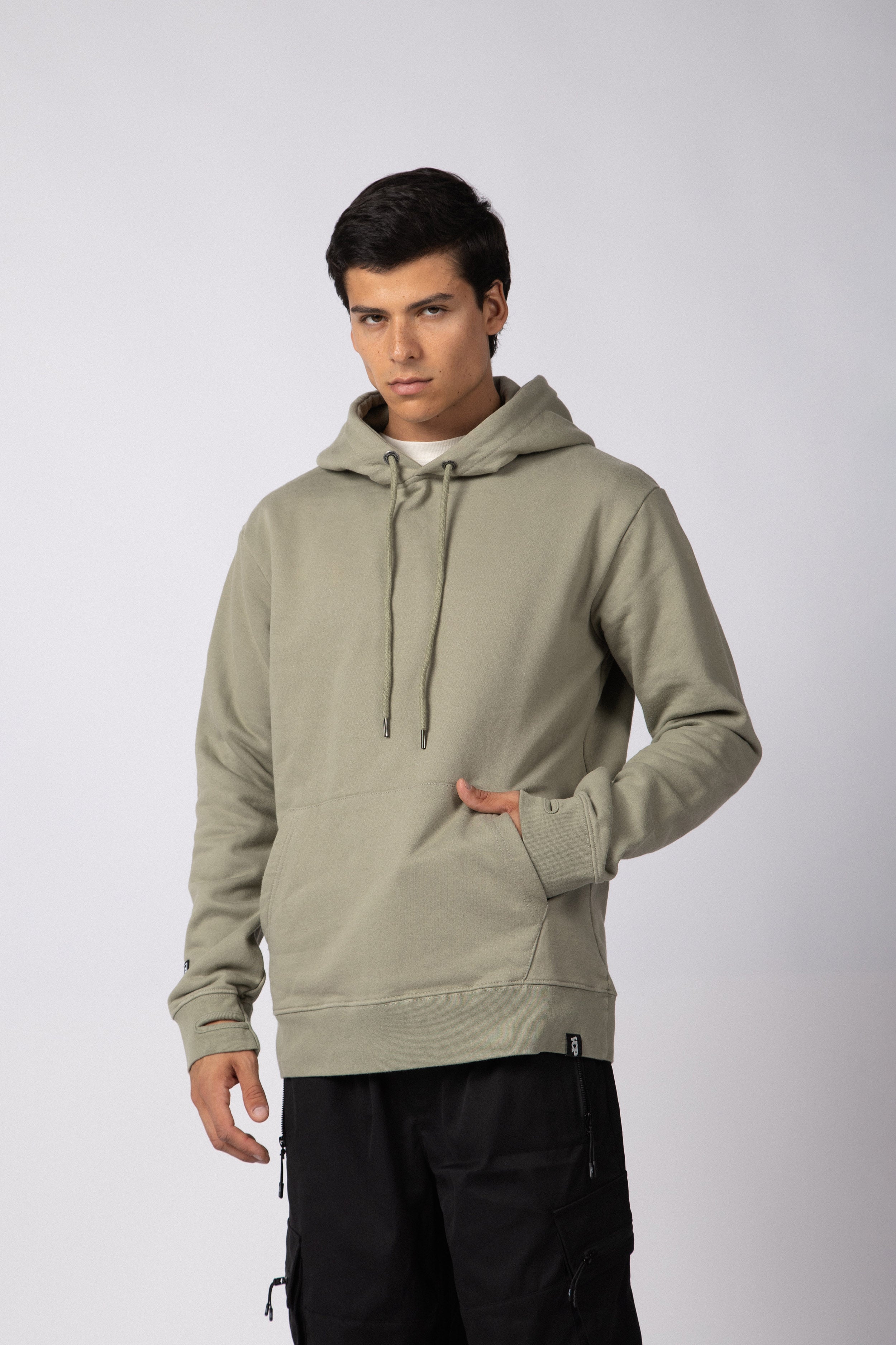 Buzo Canguro Dew Oliva