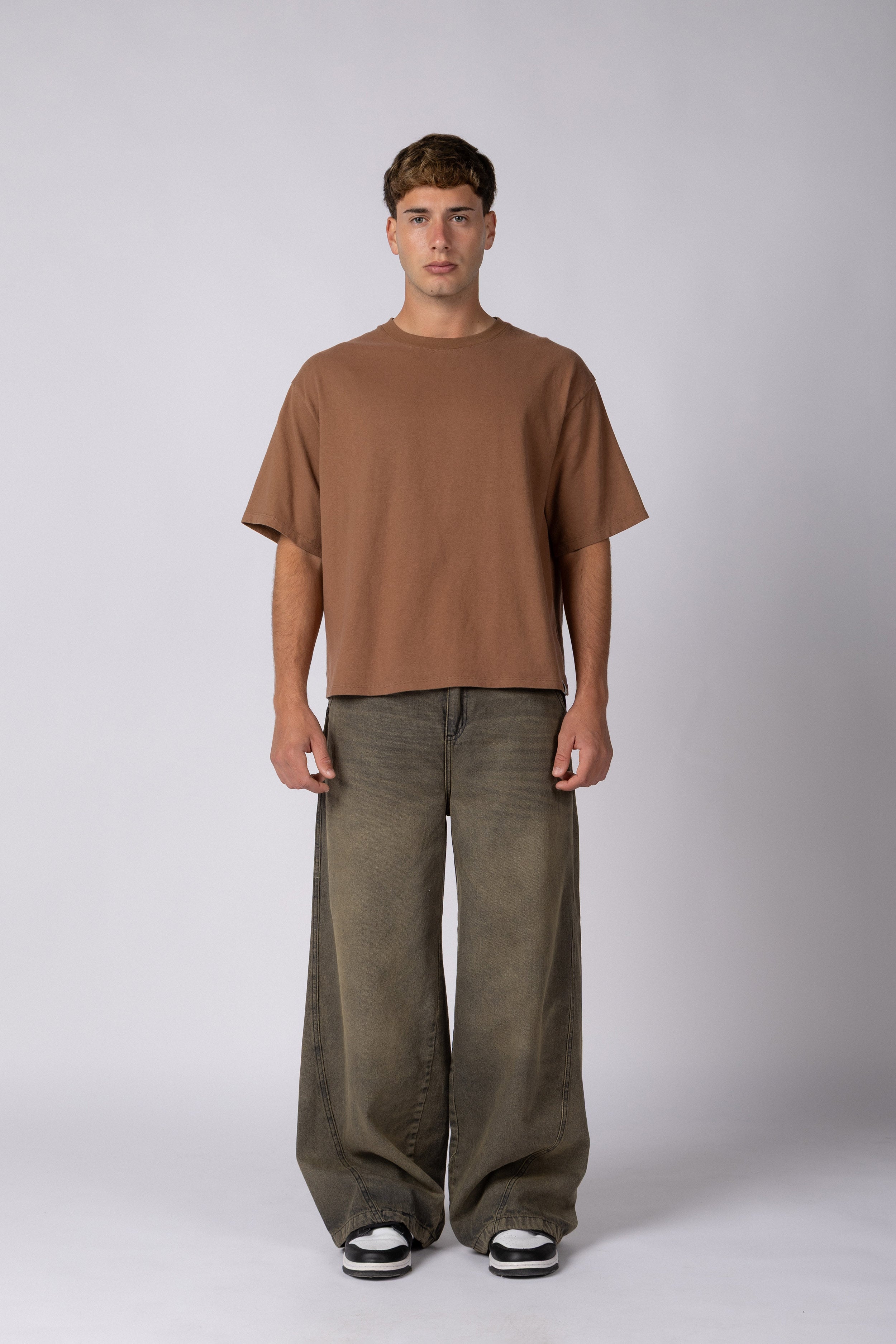 Jean Baggy Tronk Oxid Black