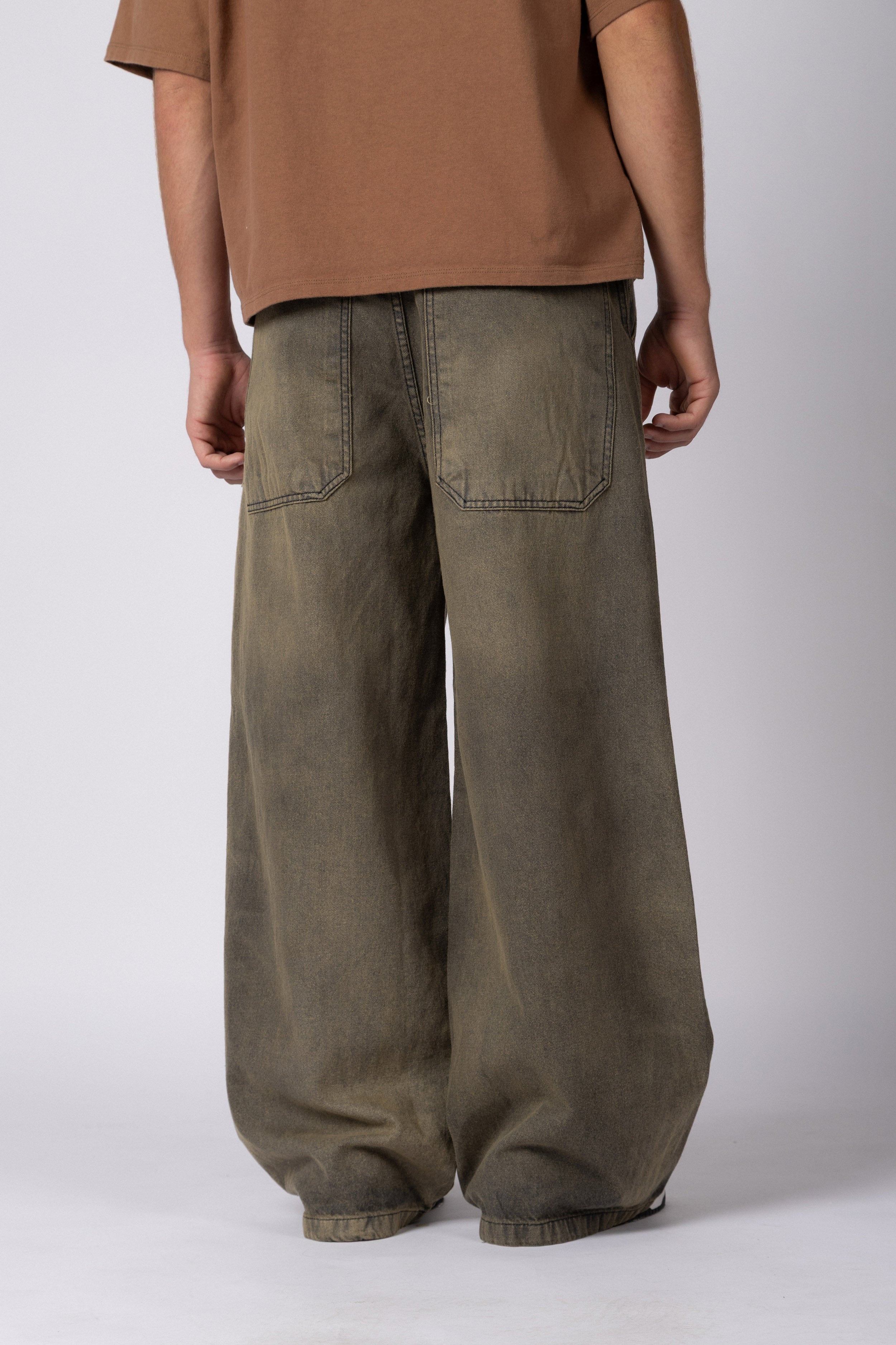 Jean Baggy Tronk Oxid Black