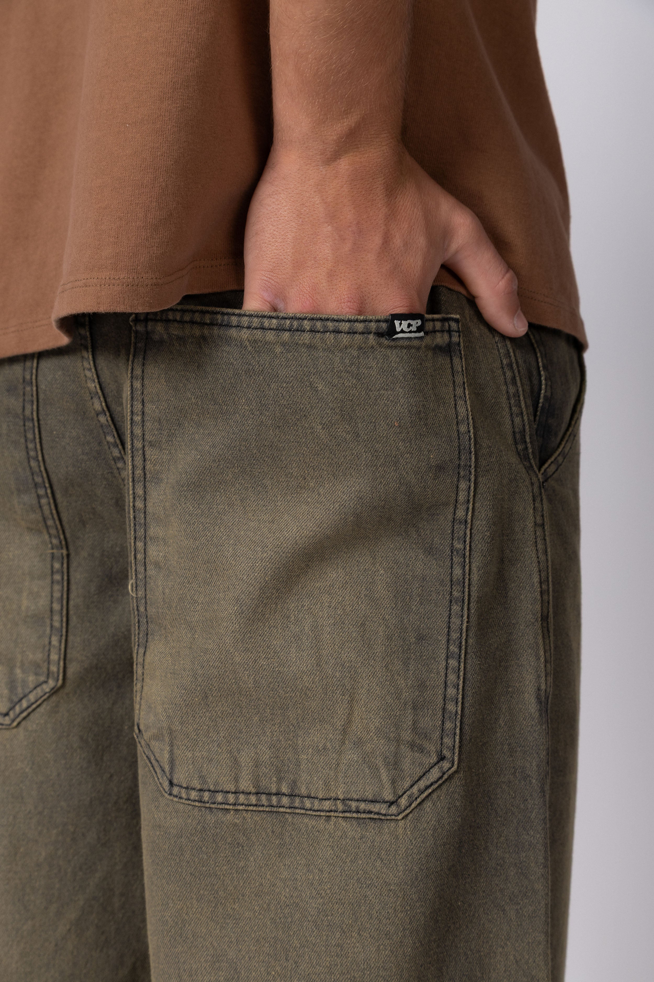 Jean Baggy Tronk Oxid Black