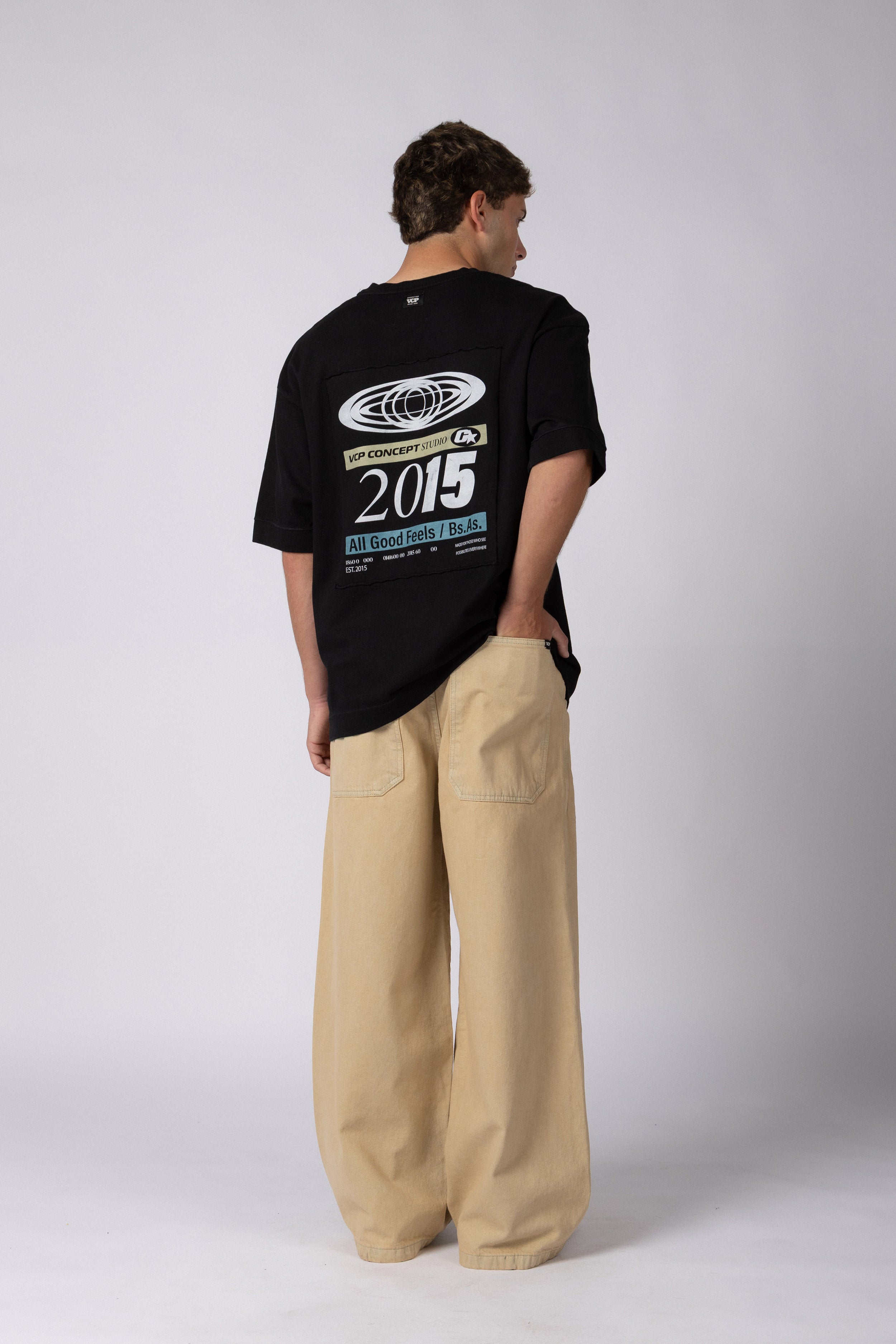 Jean Baggy Tronk Oxid Blue