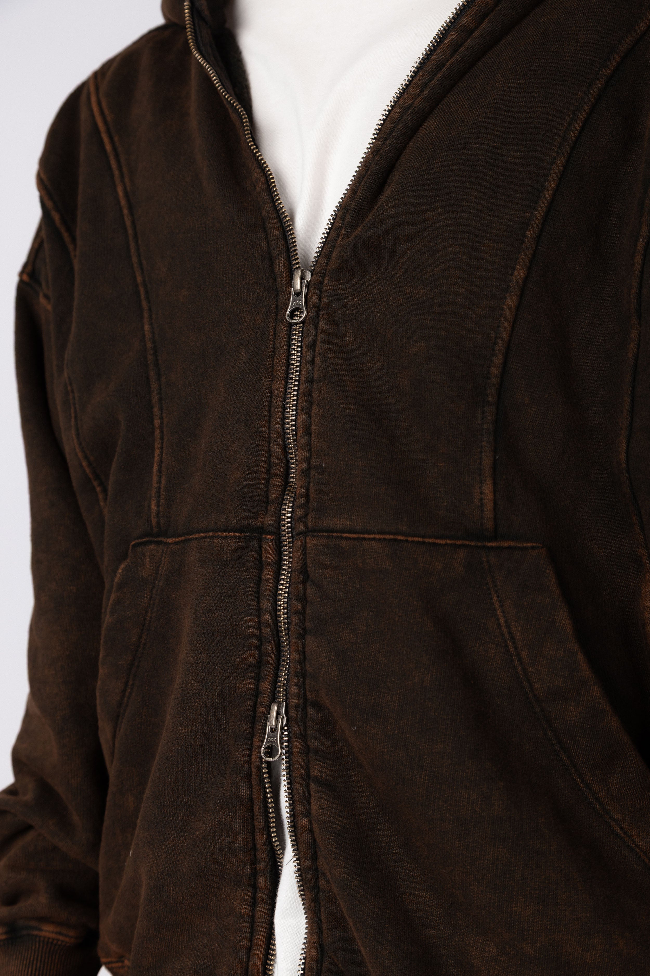Campera Over Curv Oxido