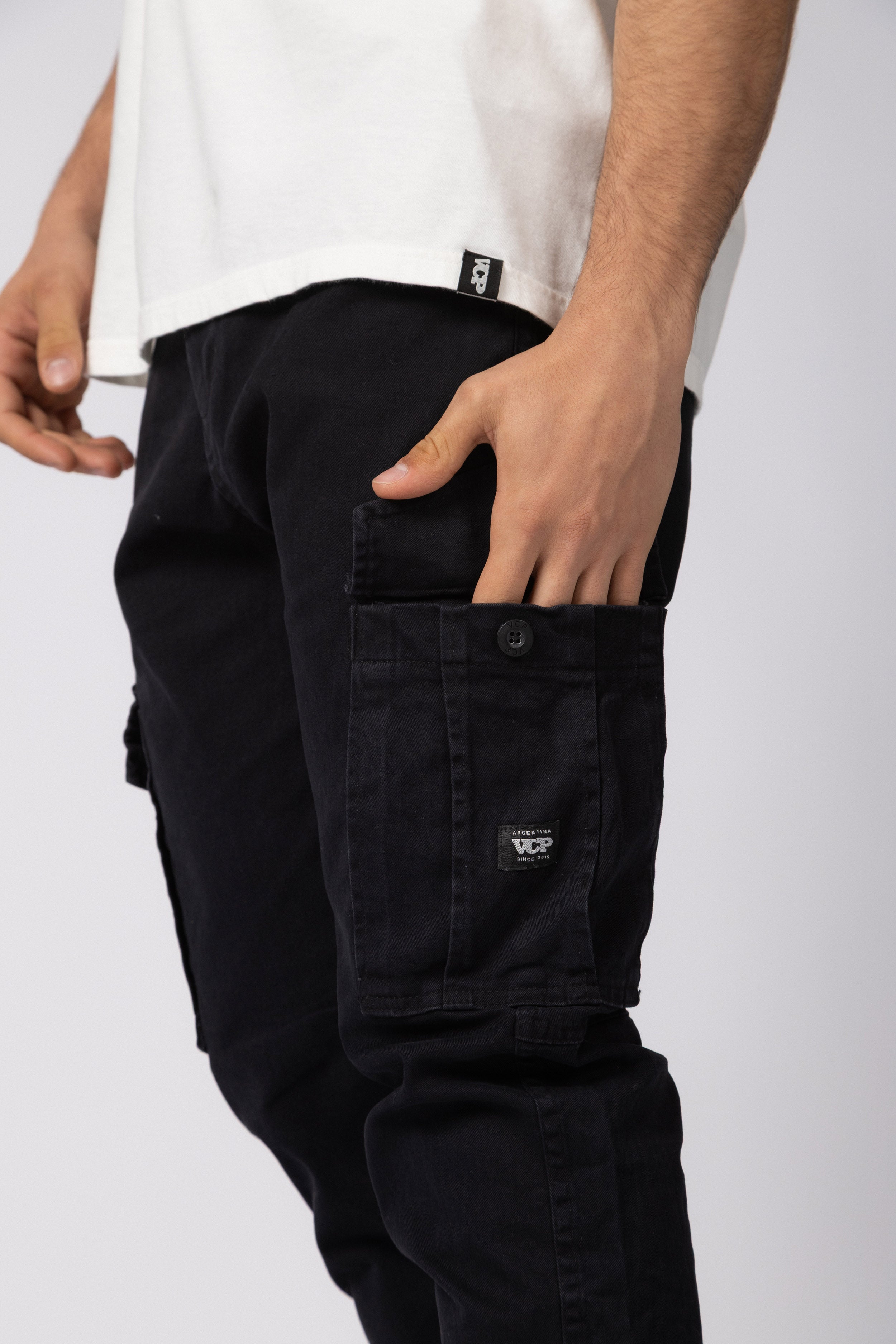 Pantalón Cargo Trail Negro