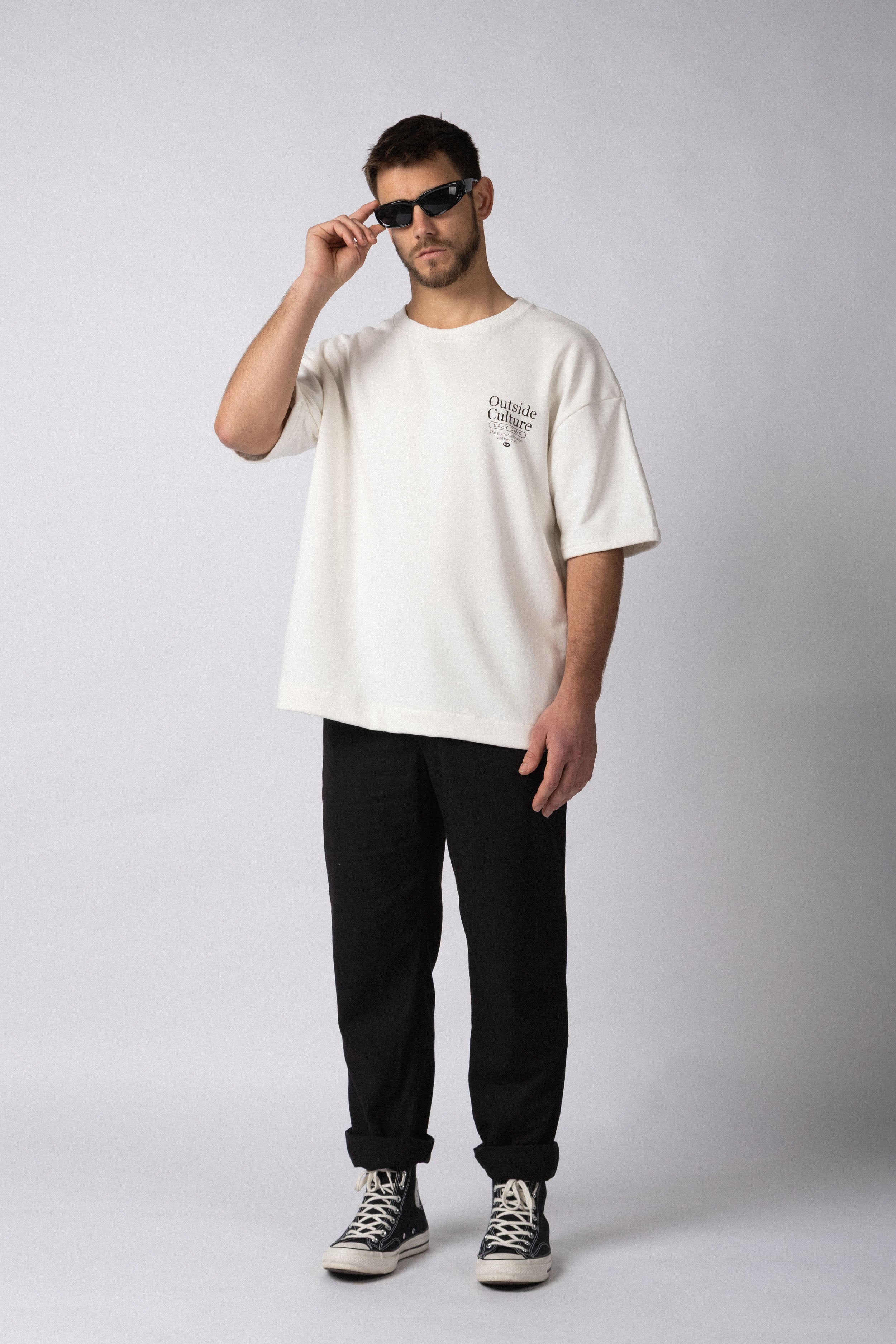 Remera Rustico Over KB Peak Crudo