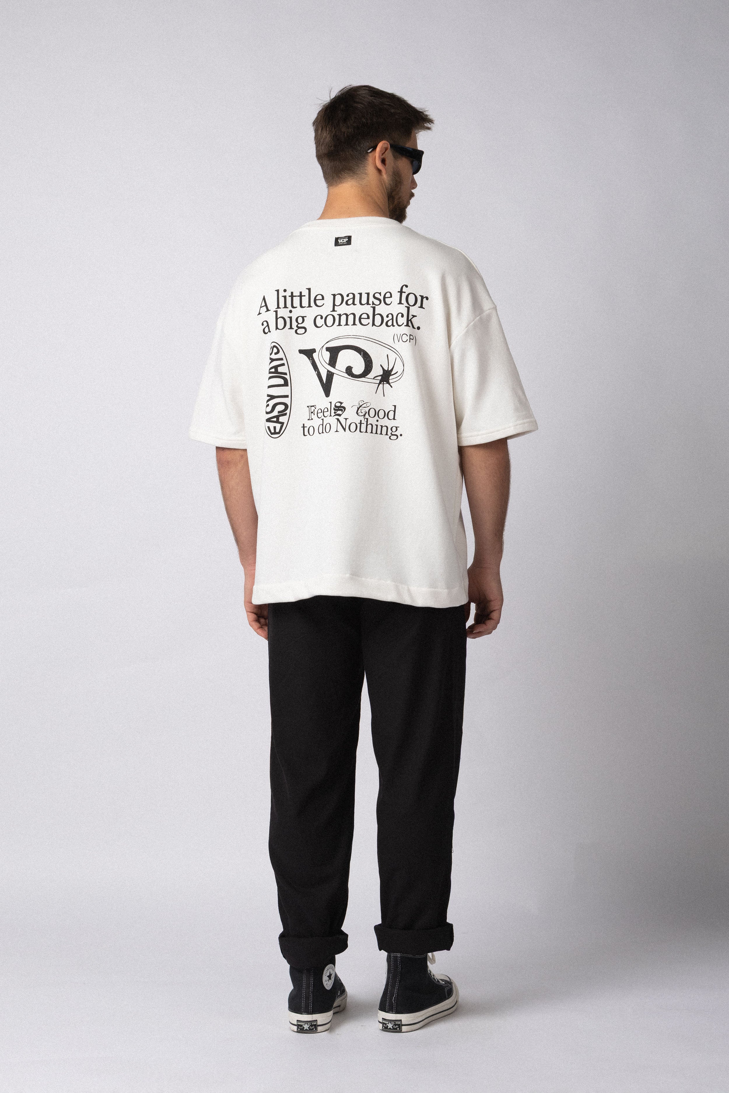 Remera Rustico Over KB Peak Crudo