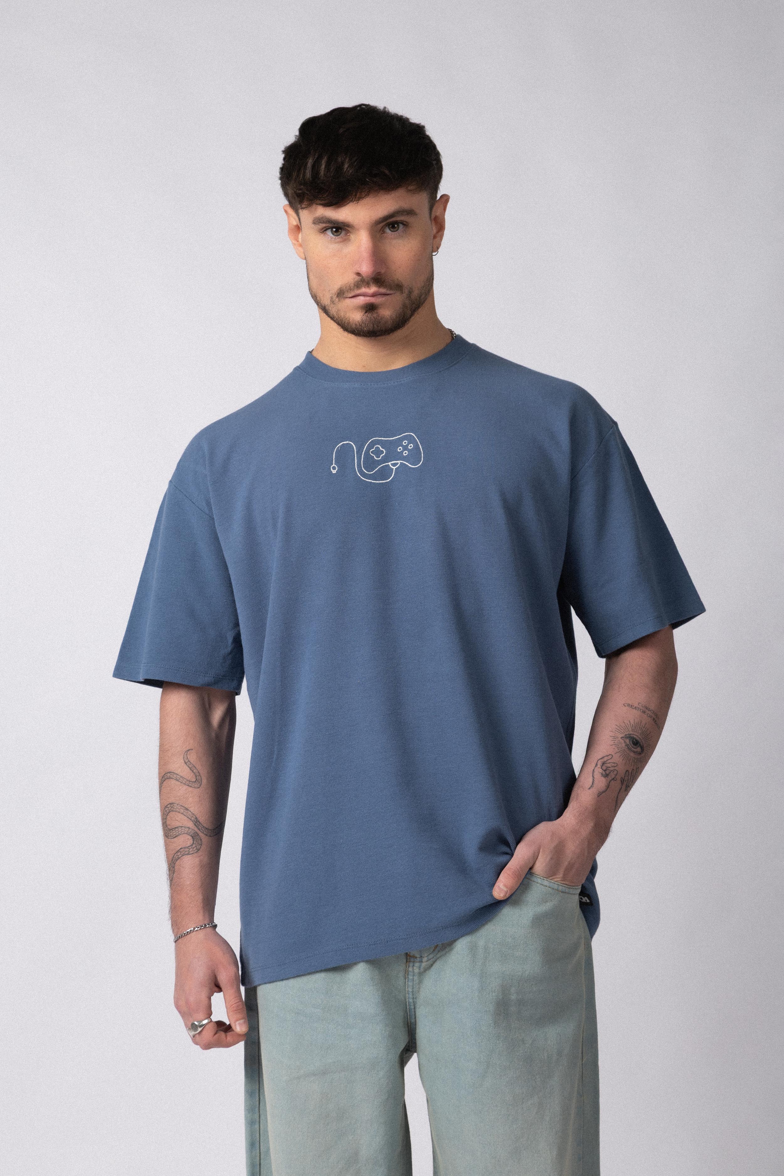 Remera Over Hana Play Navy