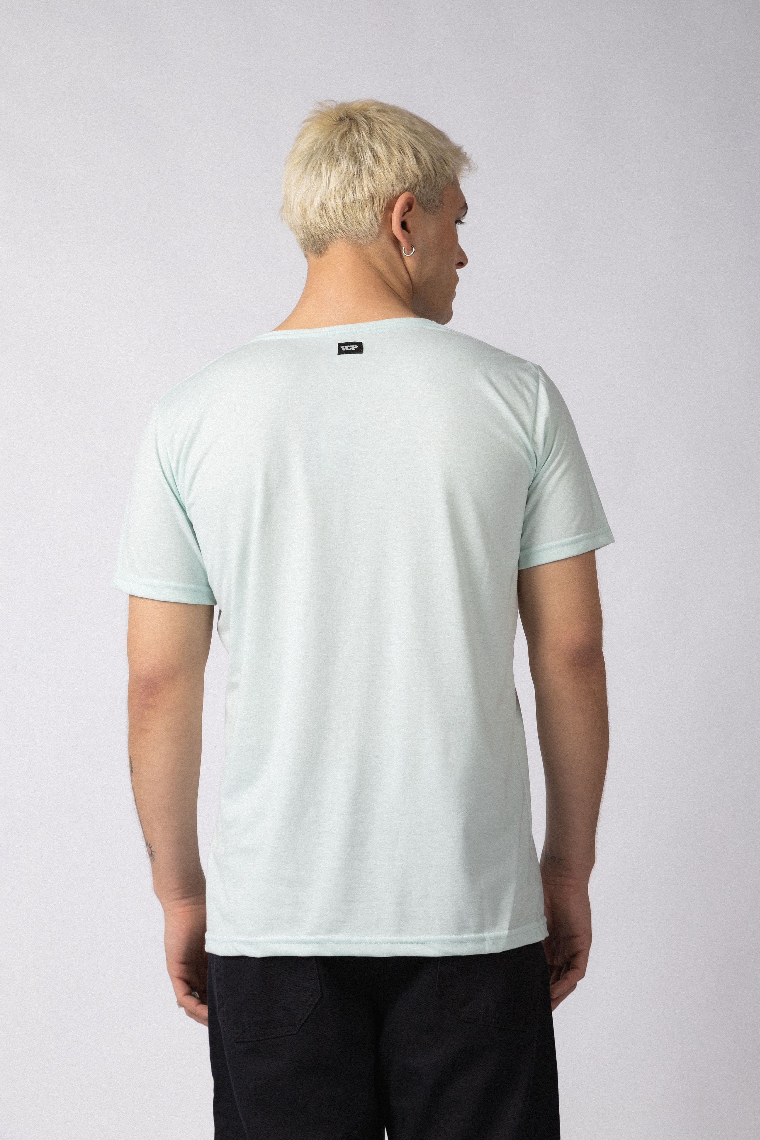 Remera Classic Celeste