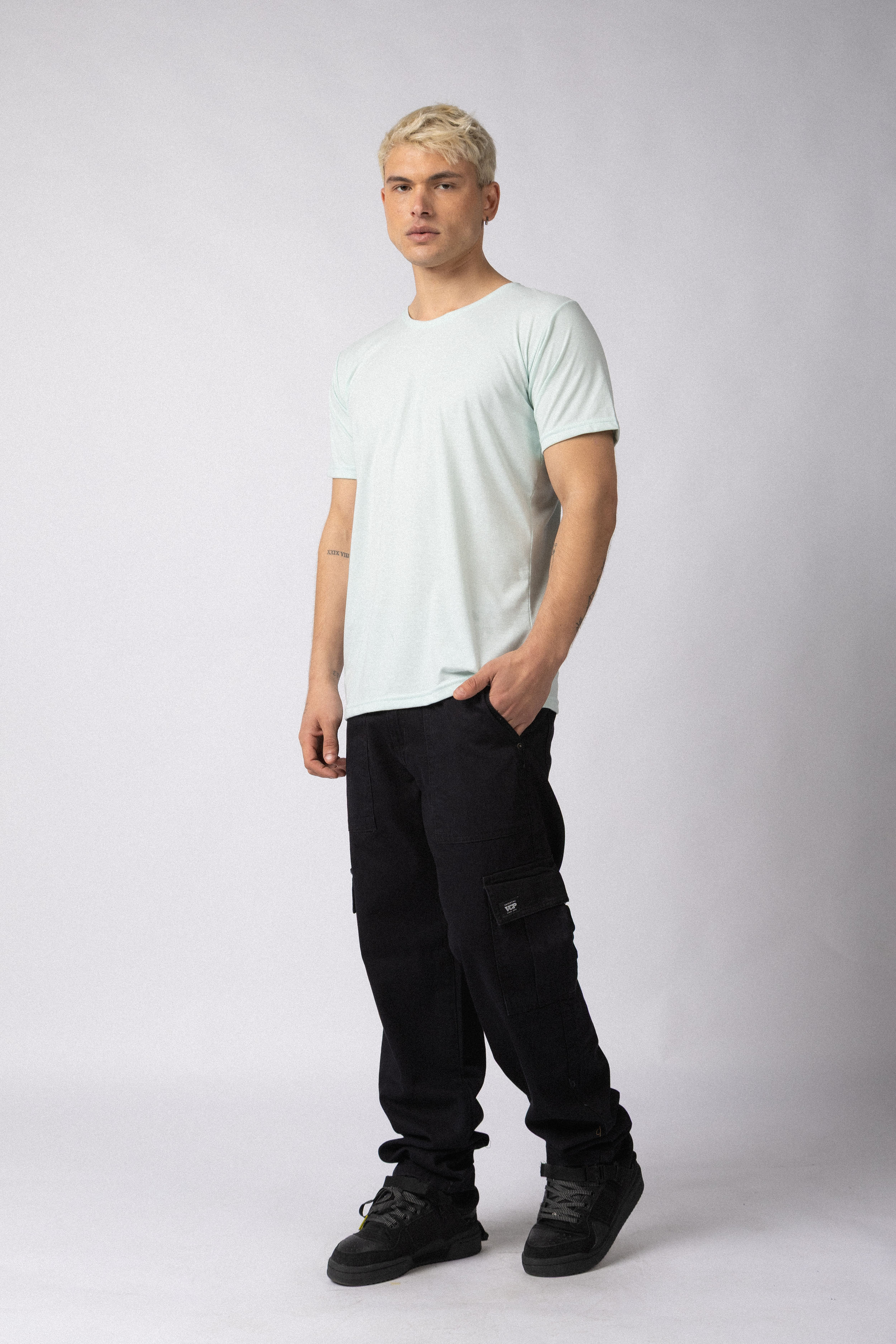 Remera Classic Celeste