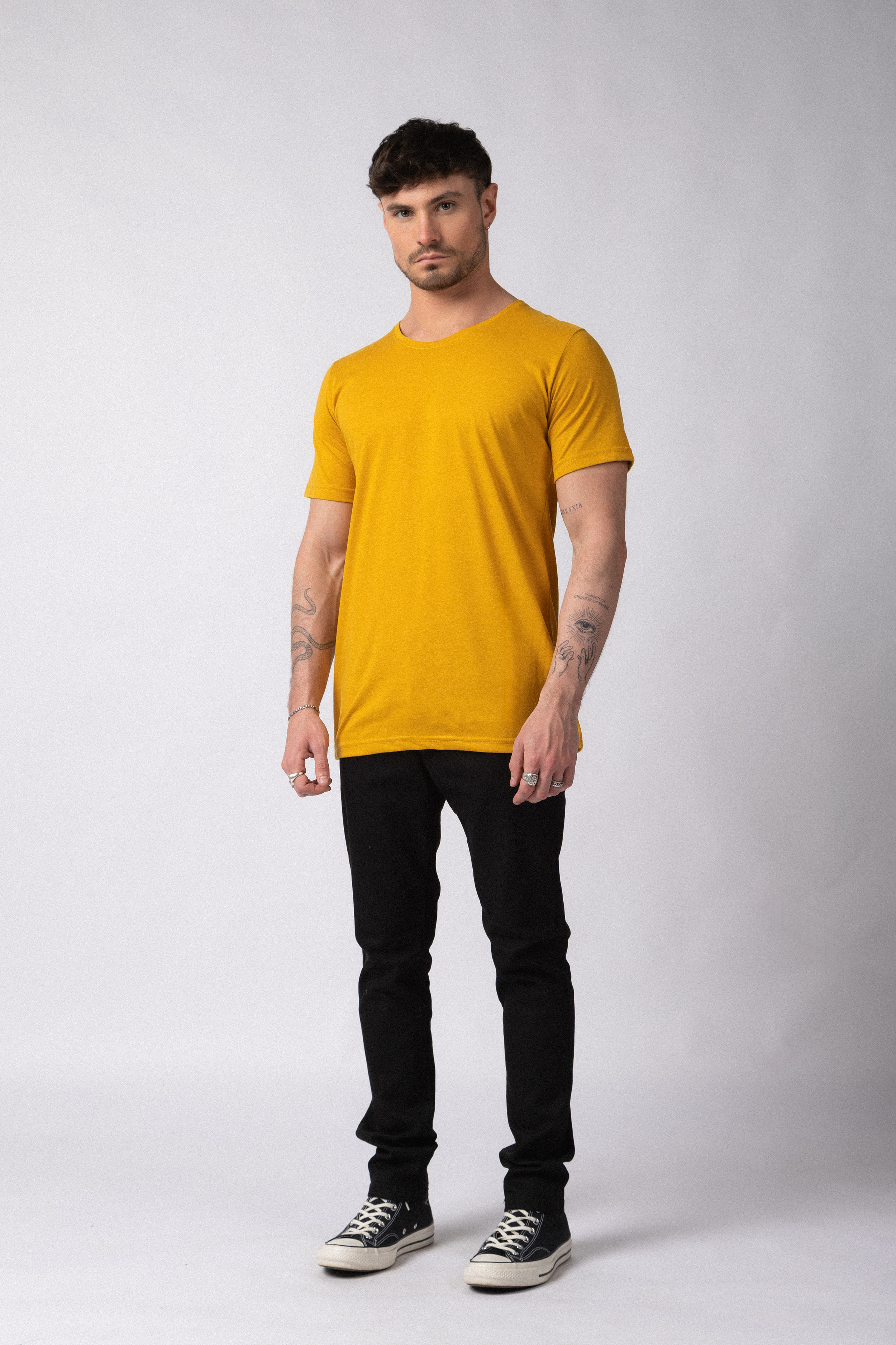 Remera Classic Mostaza