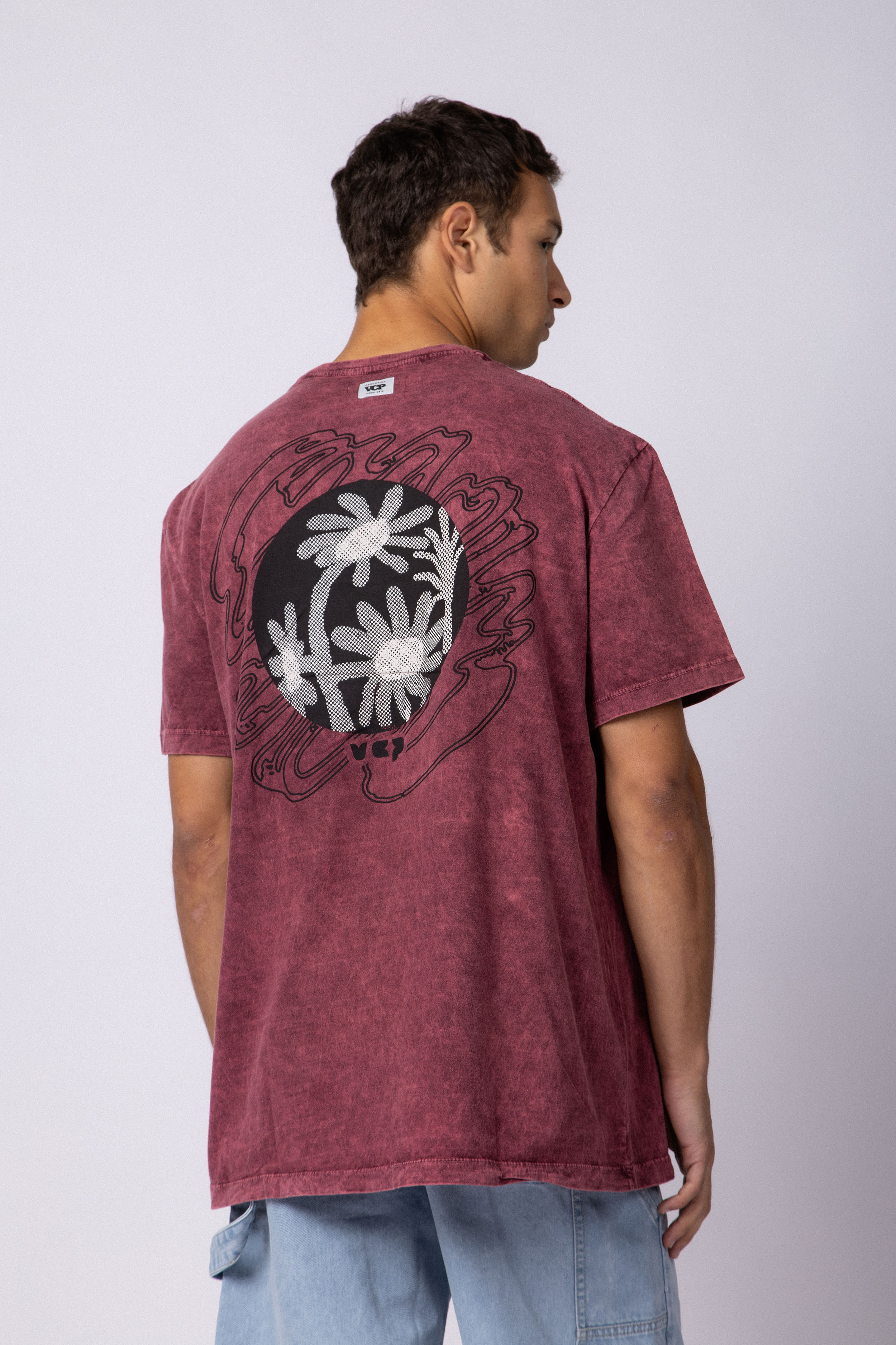 Remera DB Sunflower Bordo