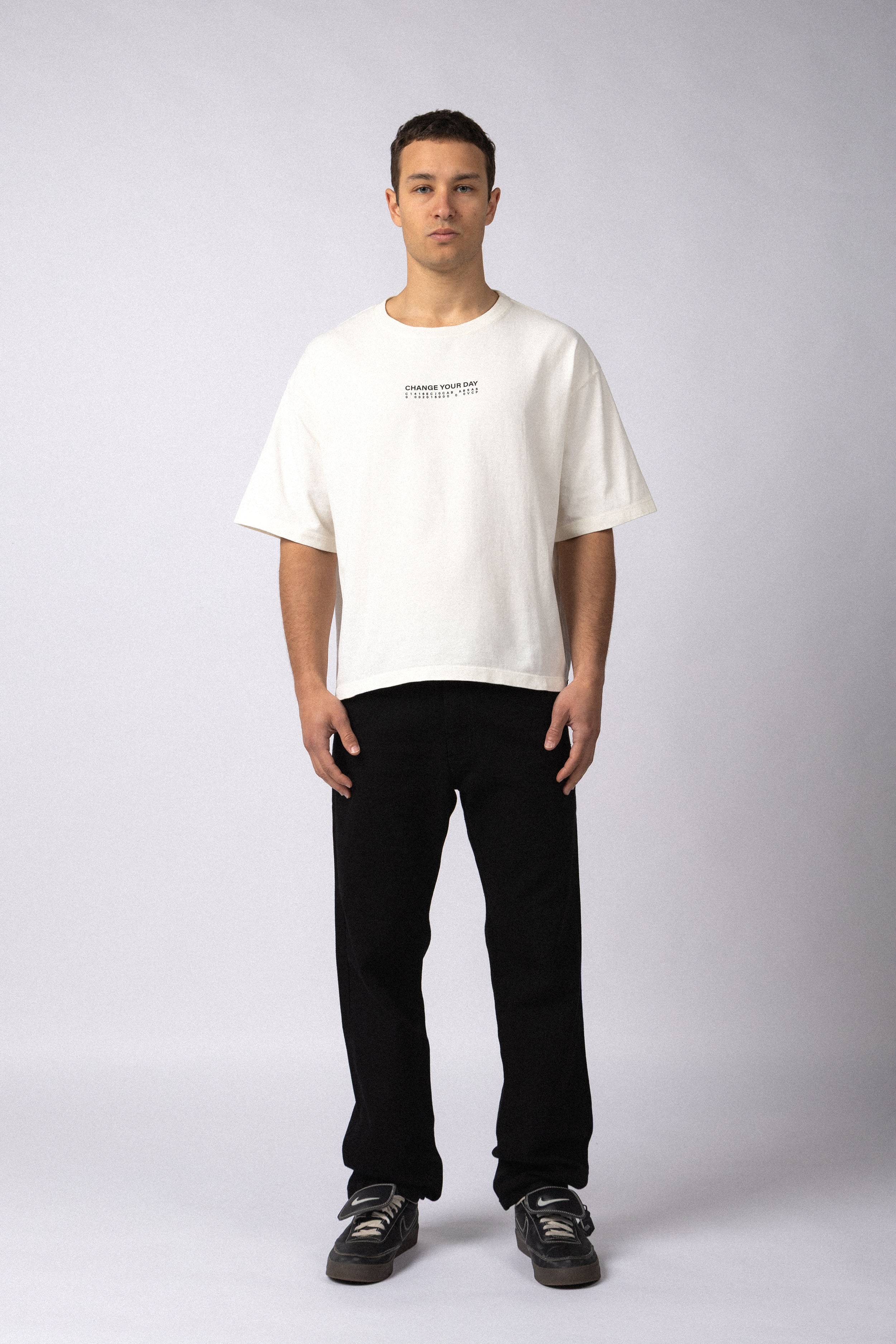 Remera Boxy Change Crudo
