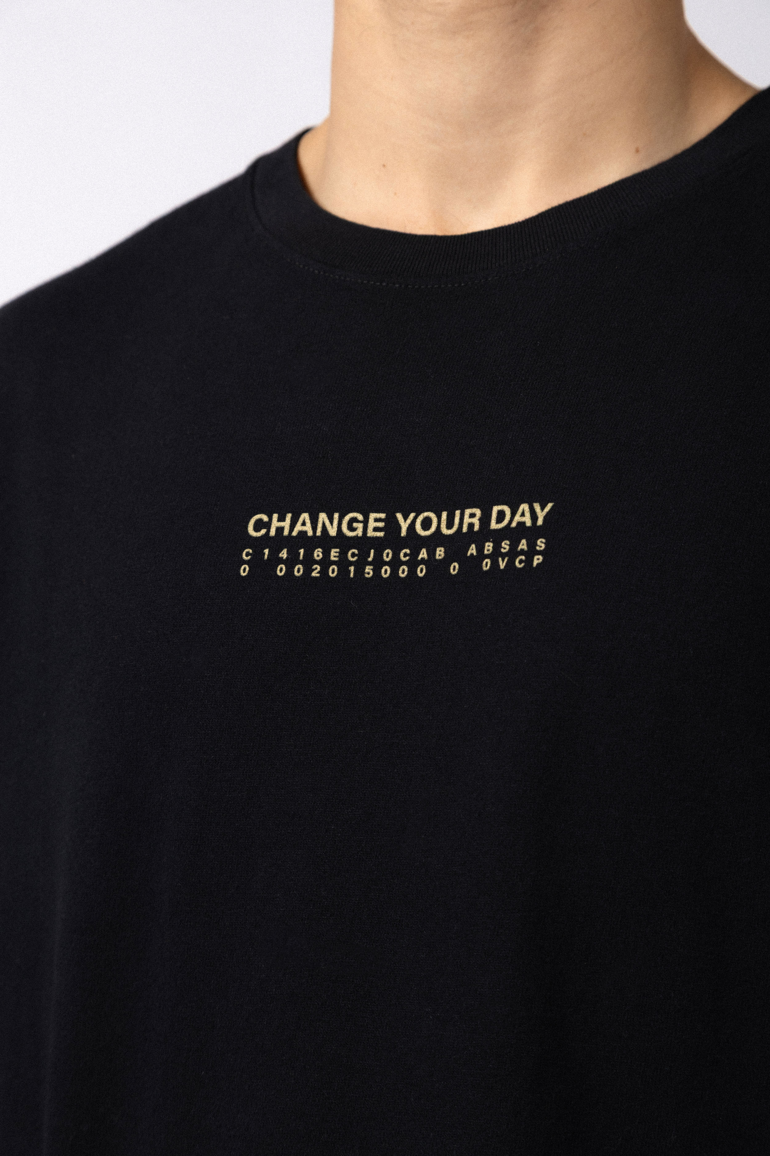 Remera Boxy Change Negra