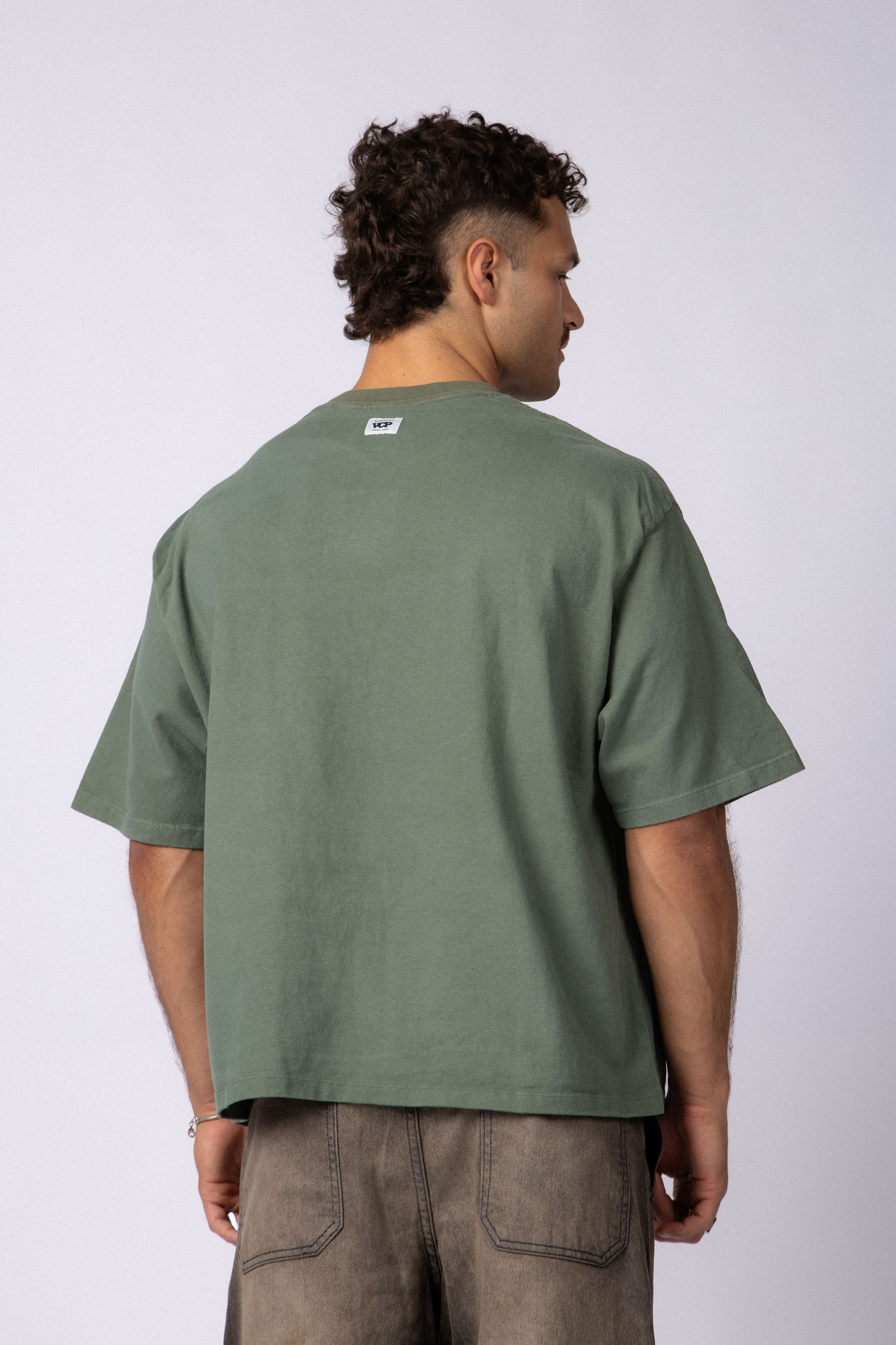 Remera Boxy Zac Militar