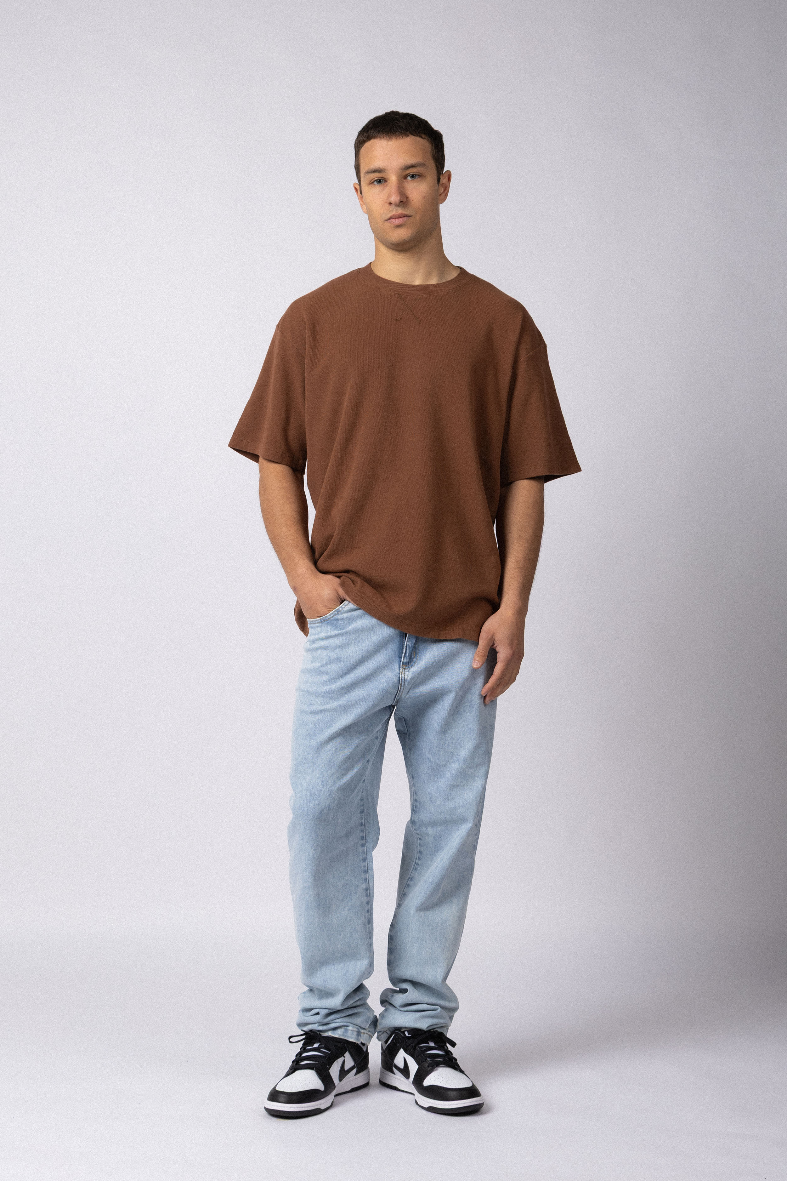 Remera Over Fylo Choco